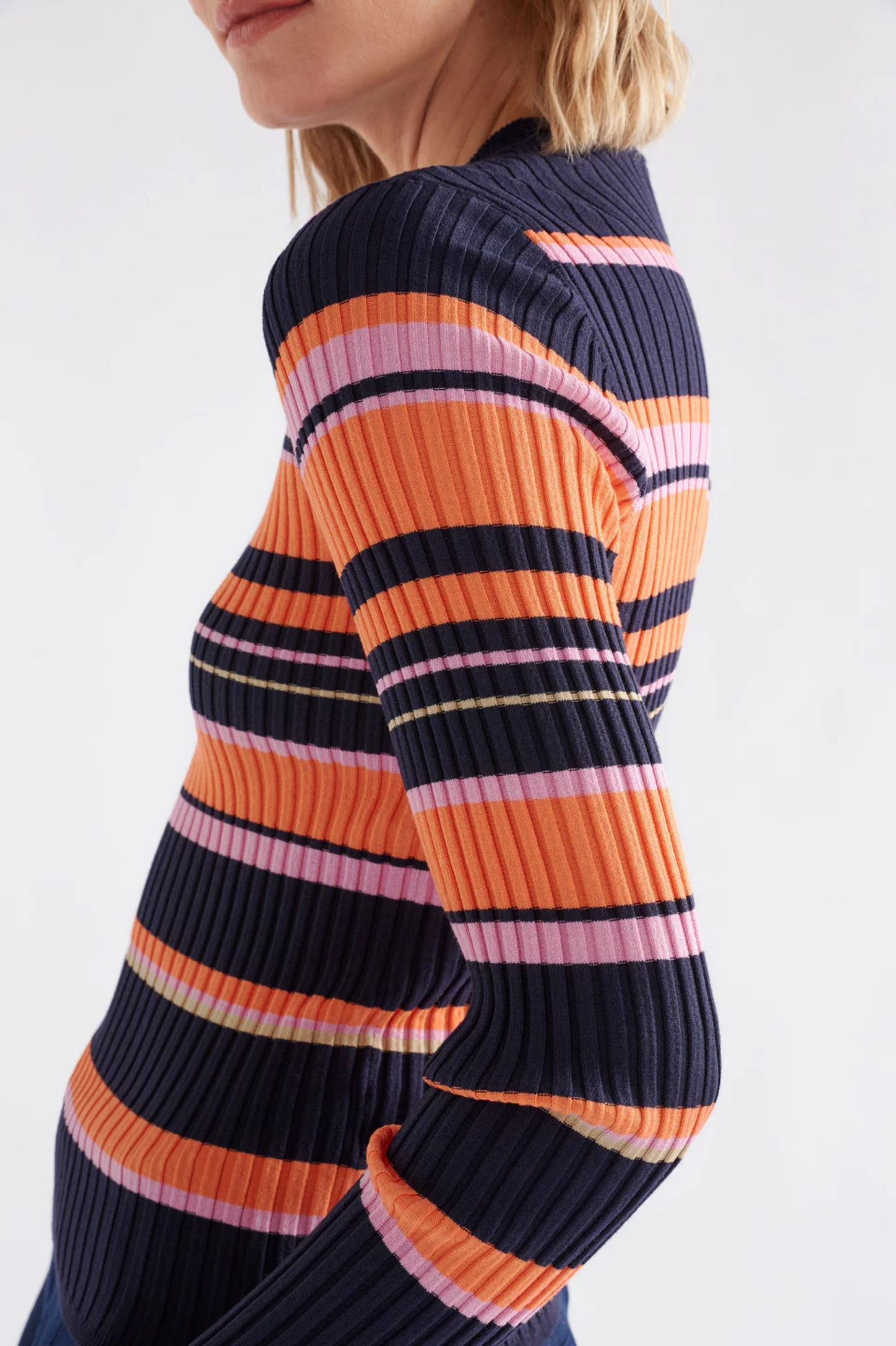 Elk Slinki Sweater - Slinki Stripe