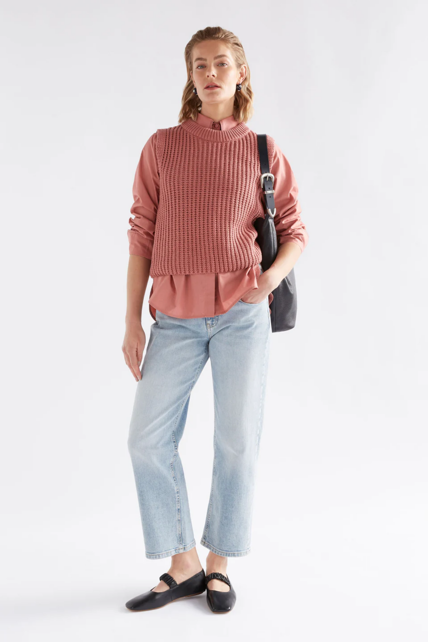 Elk Arp Vest - Clay Pink