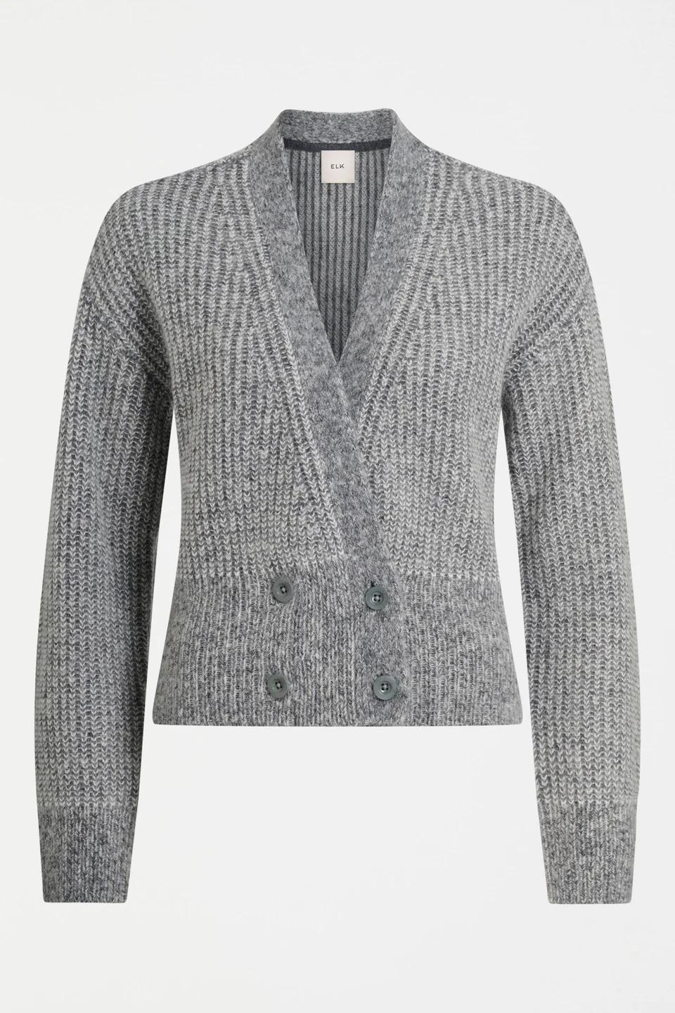 Elk Aleph Cardi - Mid Grey Melange
