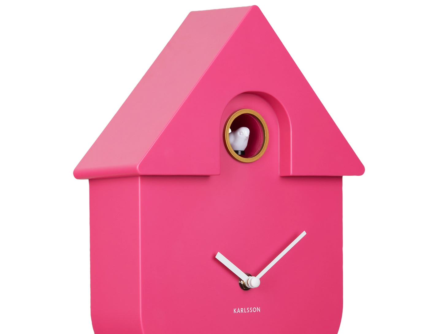 Karlsson Modern Cuckoo Clock - Bright Pink