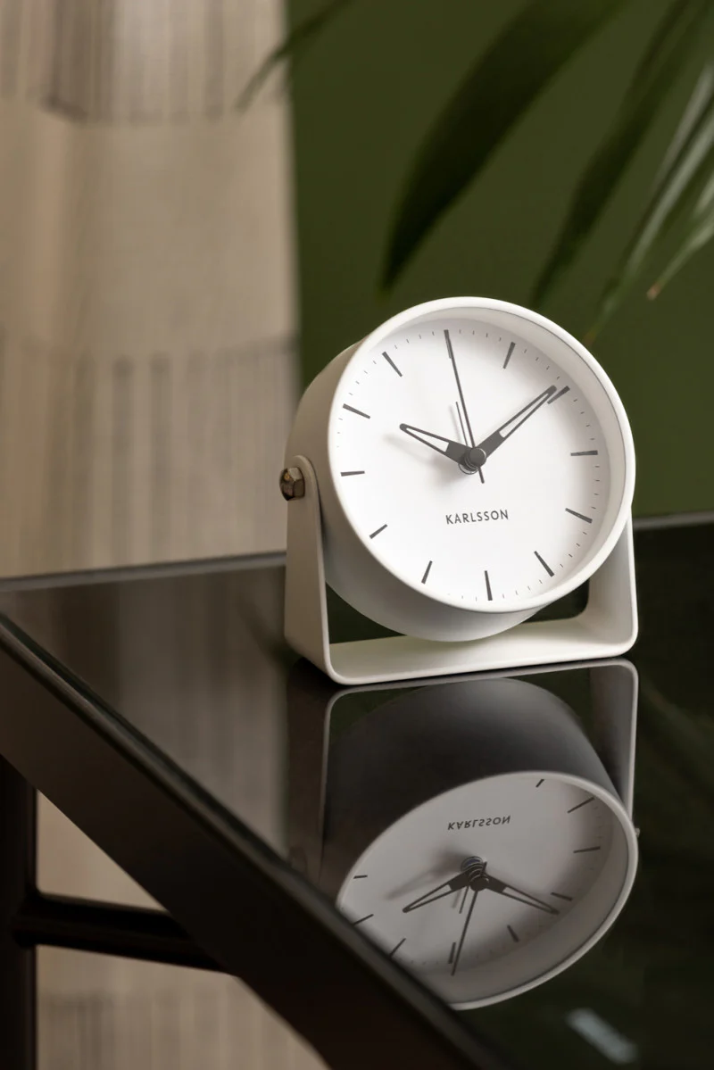 Karlsson Calm Alarm Clock - White