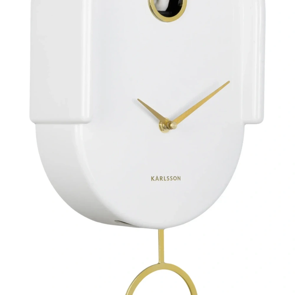 Karlsson Tweet Clock - White