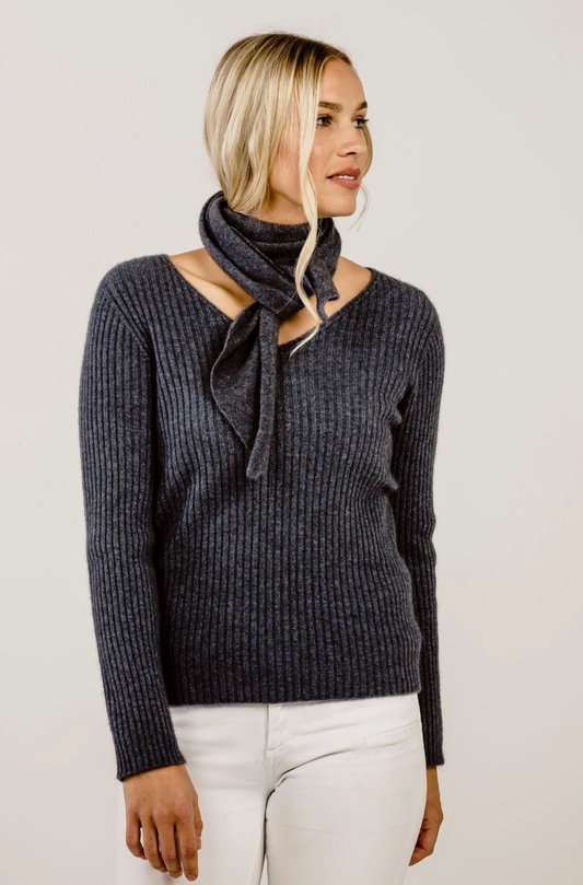 Kapeka Merinosilk Scarf Tie - Sky