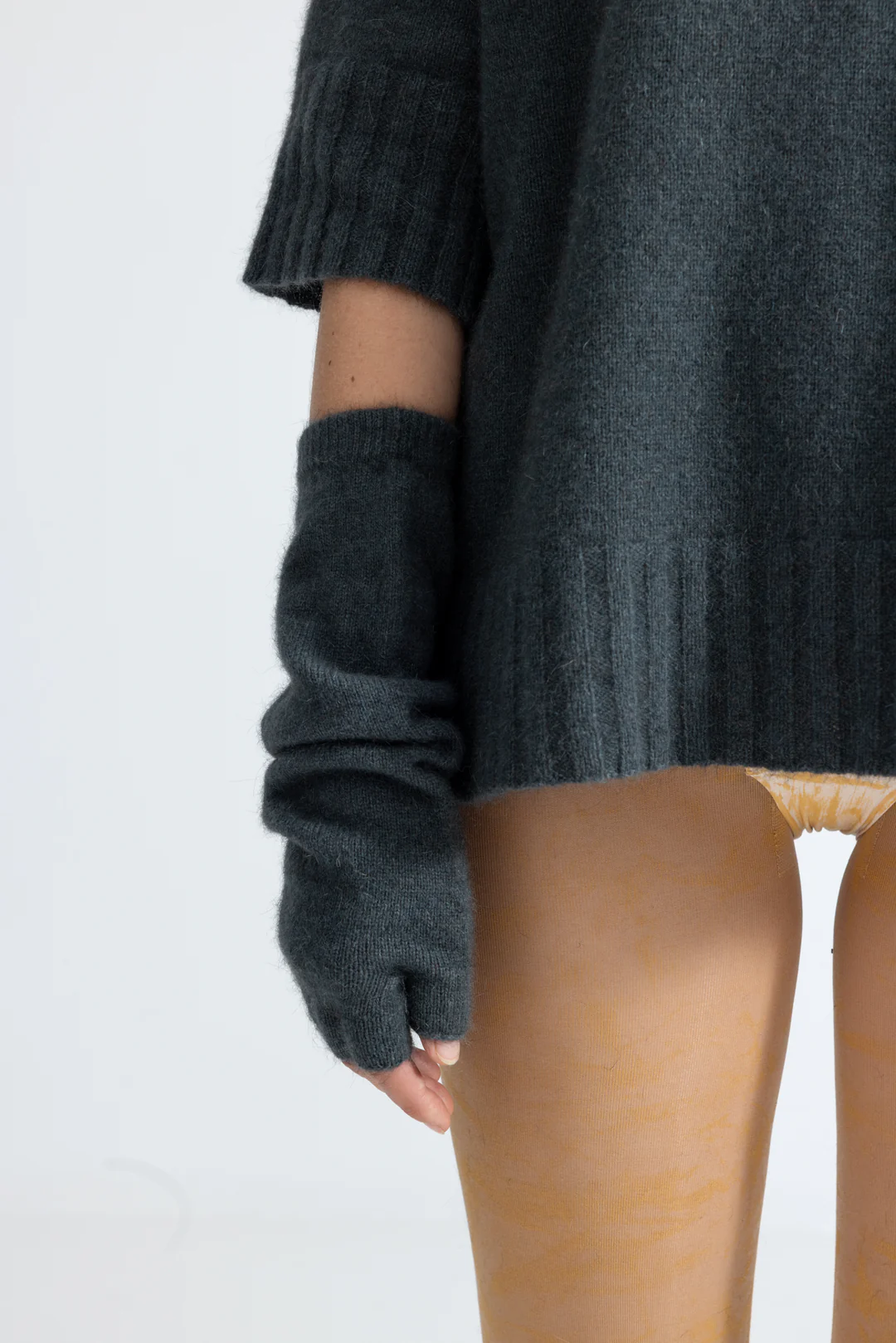 Lela Jacobs Fingerless Gloves - Midnight