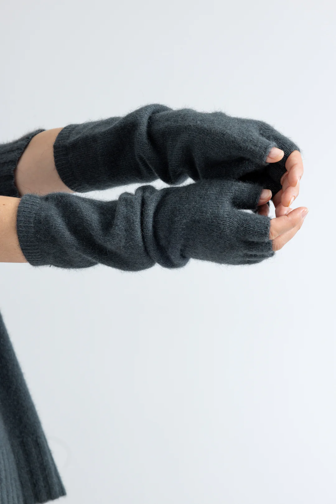 Lela Jacobs Fingerless Gloves - Midnight