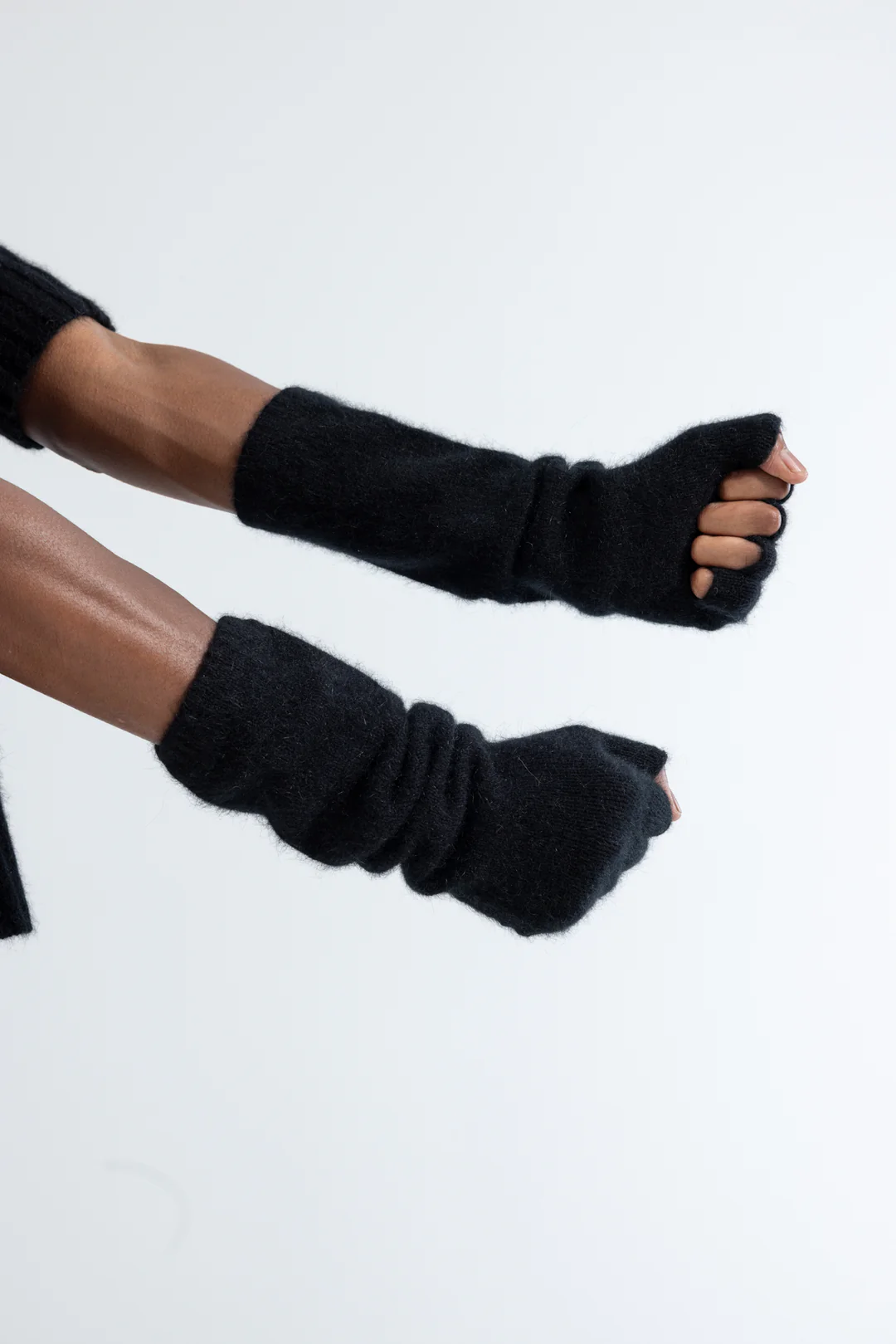 Lela Jacobs Fingerless Gloves - Black
