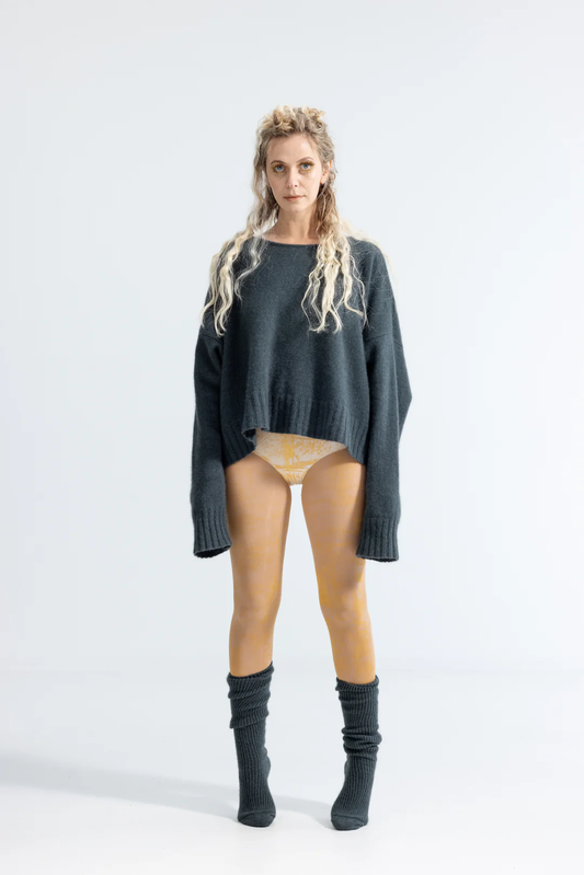 Lela Jacobs U Crop - Midnight