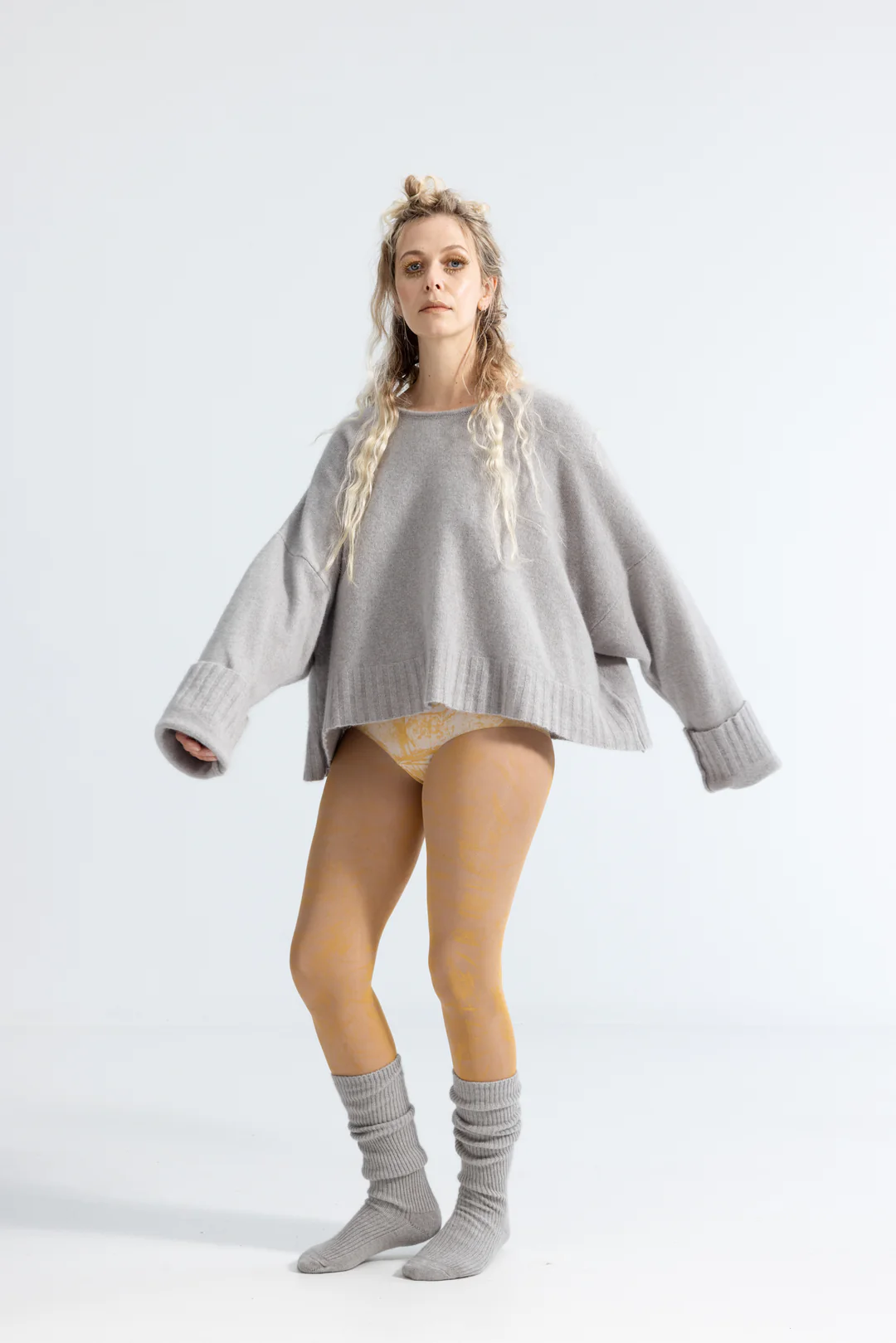 Lela Jacobs U Crop - Ash