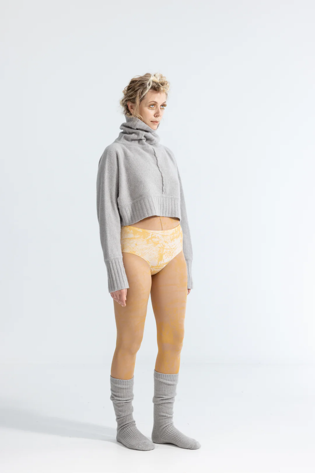 Lela Jacobs U Turtle Crop Crop - Ash