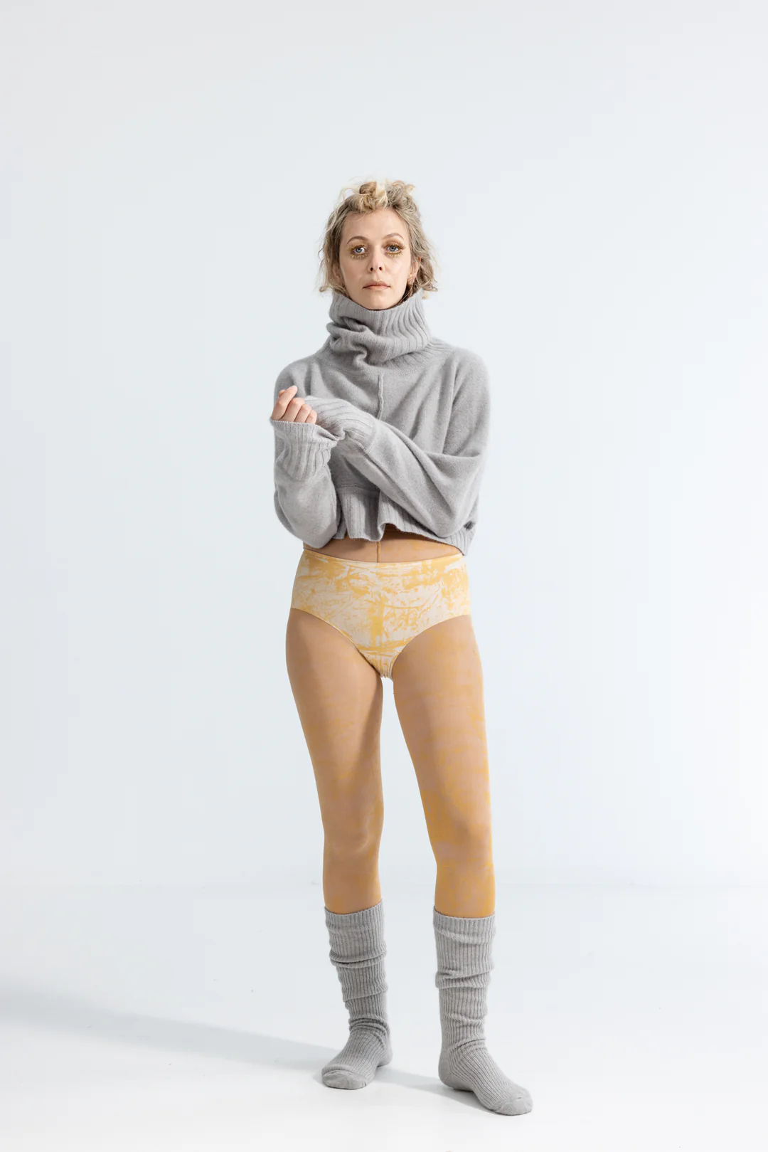 Lela Jacobs U Turtle Crop Crop - Ash