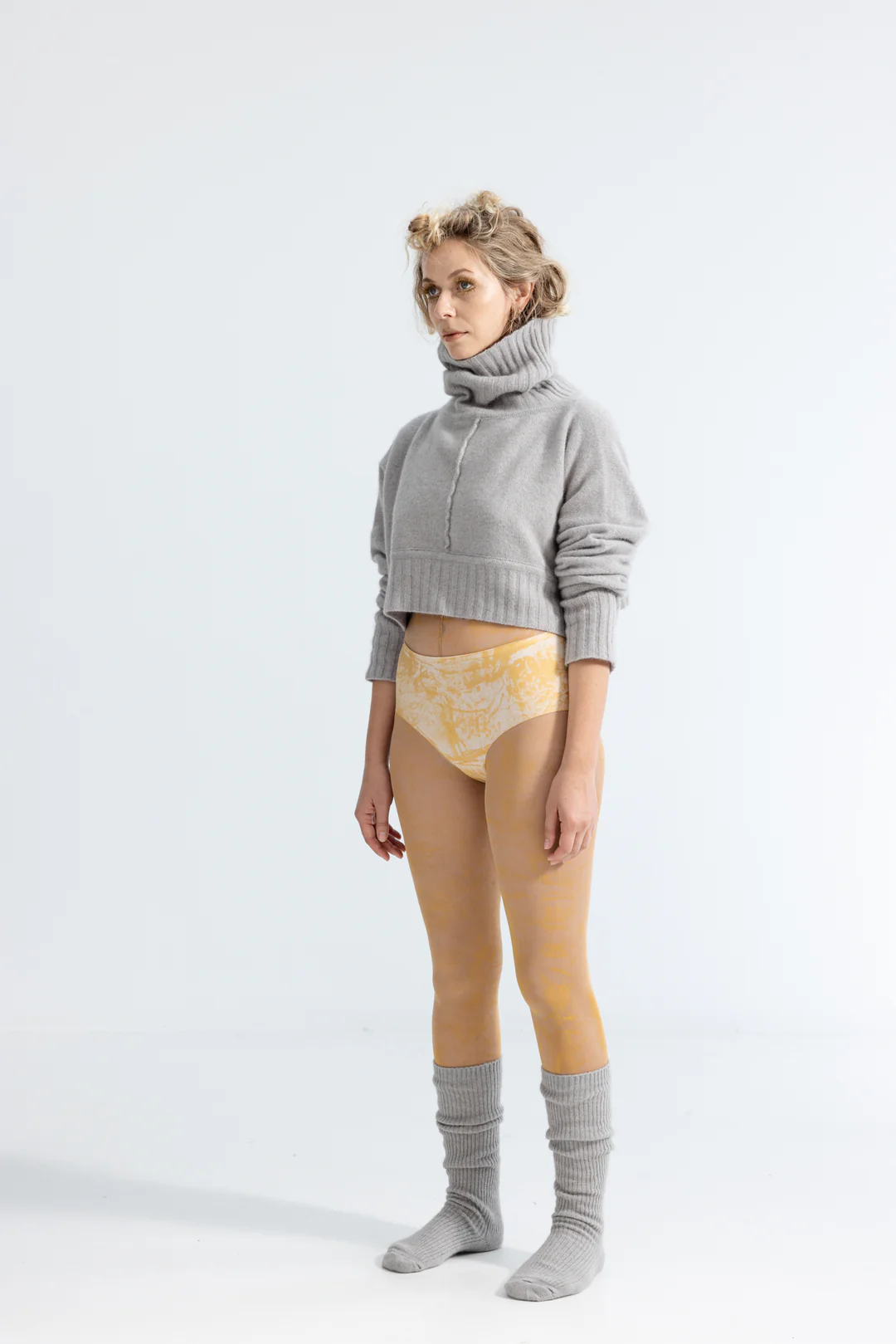 Lela Jacobs U Turtle Crop Crop - Ash
