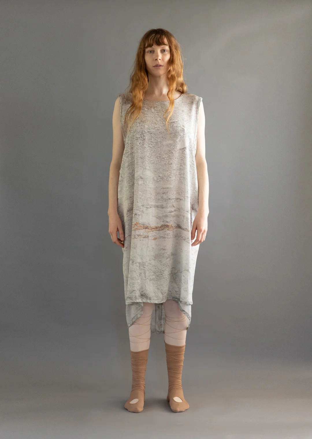 Lela Jacobs Scree Double Dress - Stone to Scree