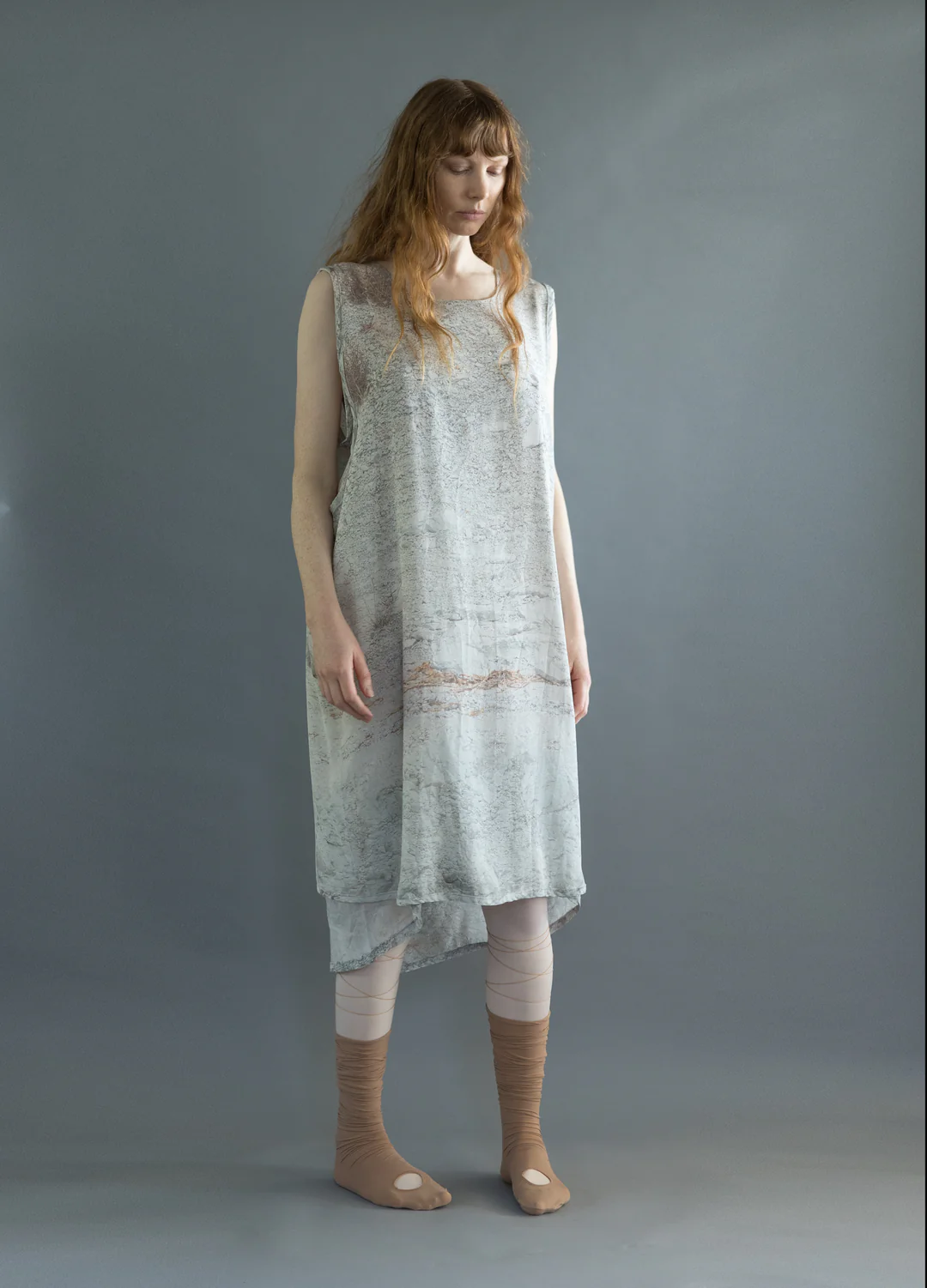 Lela Jacobs Scree Double Dress - Stone to Scree