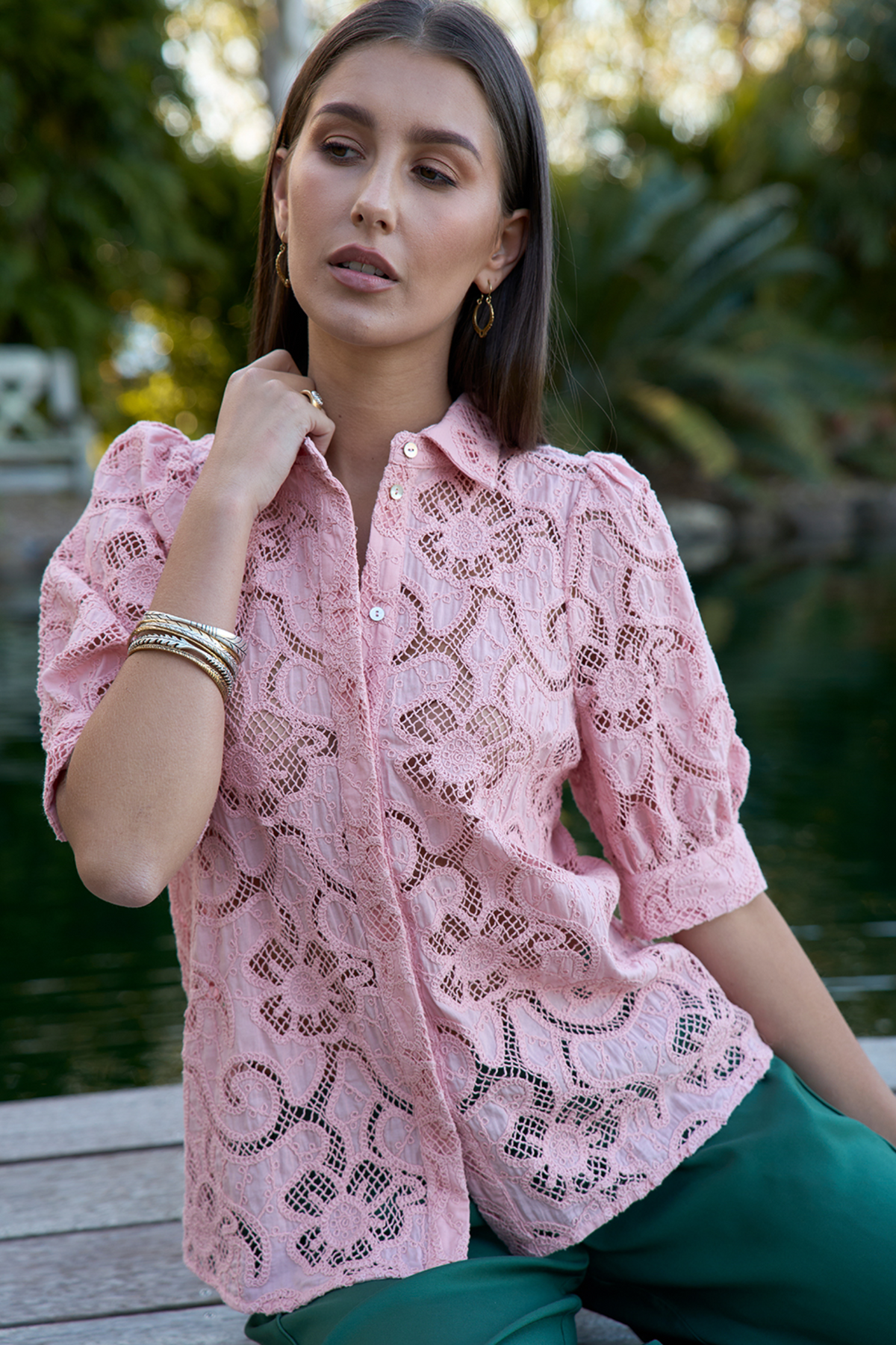 Loobie's Story Moonstone Shirt - Coral Blush