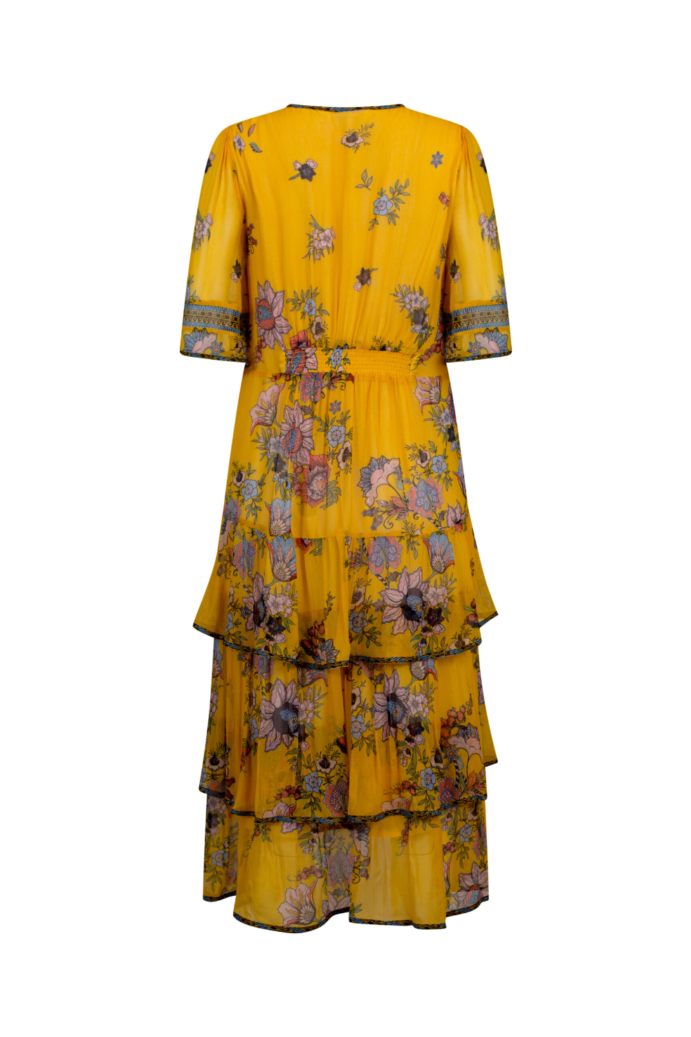 Loobie's Story Gala Layered Dress - Gold Multi