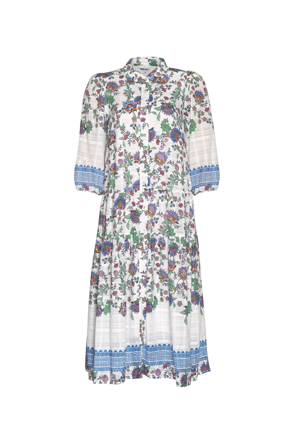 Loobie's Story Calliope Shirt Dress - White Multi