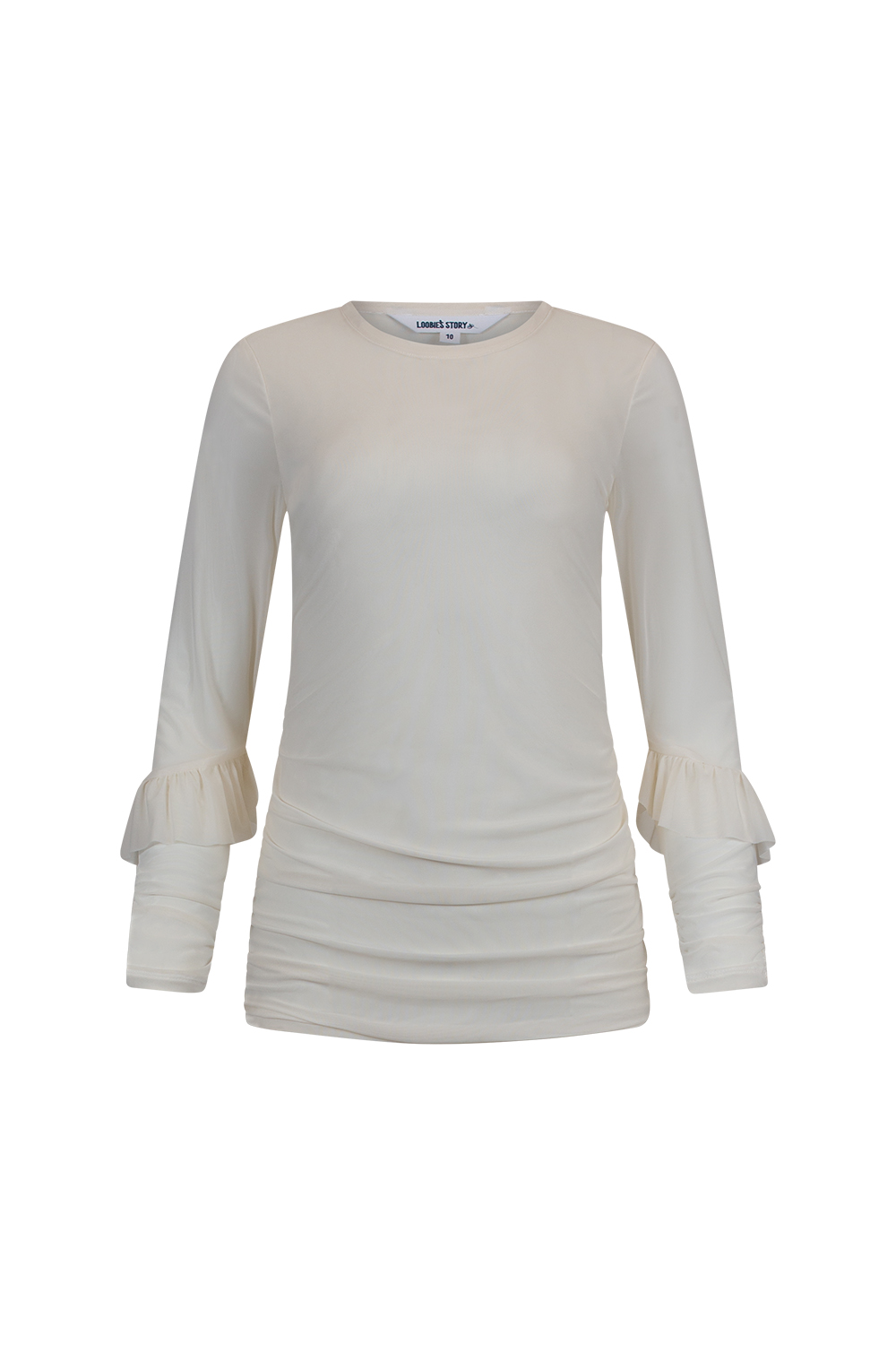 Loobie's Story Aston Ruffle Top - French Vanilla