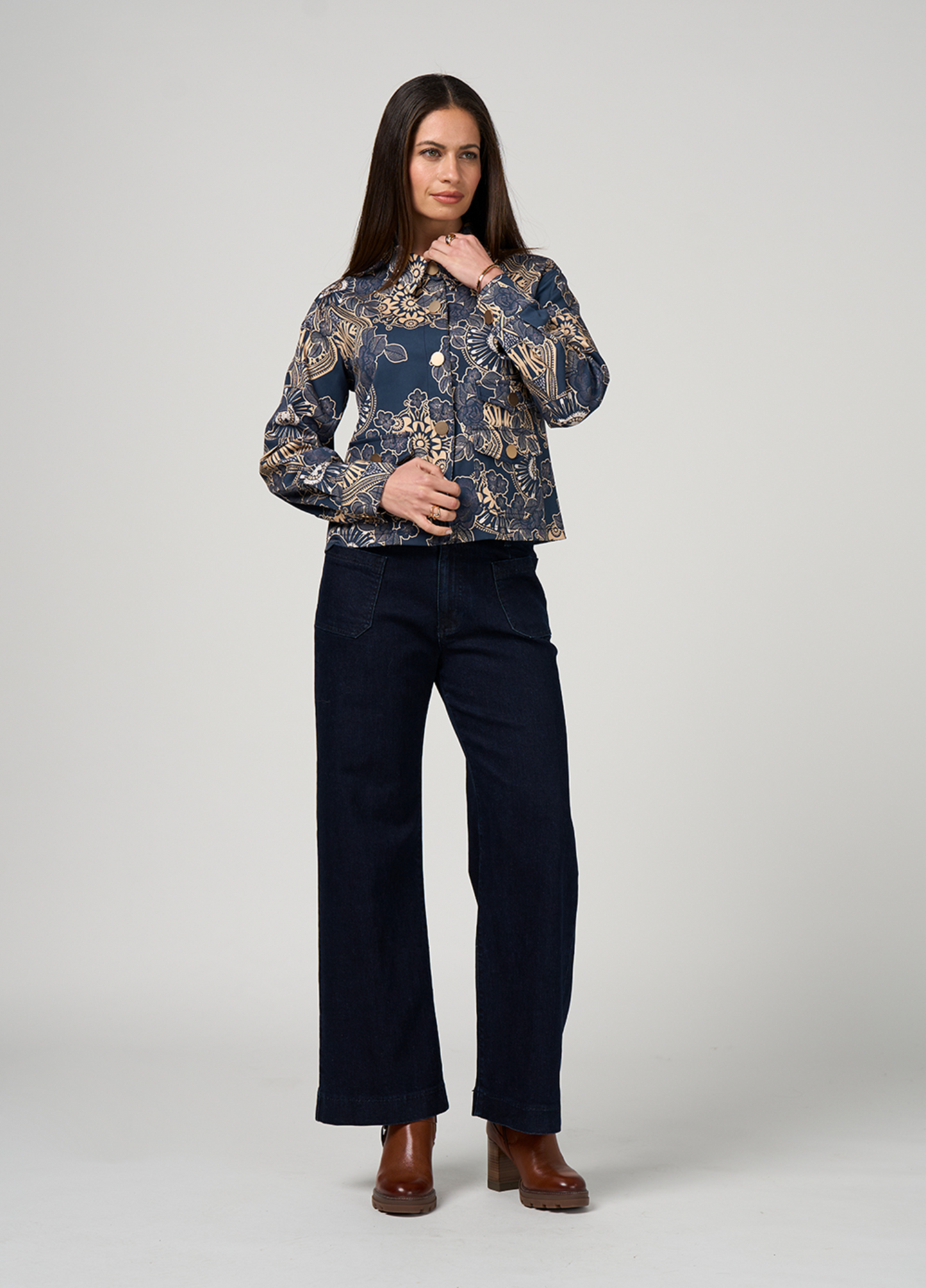 Loobie's Story Halcyon Jacket - Denim Multi