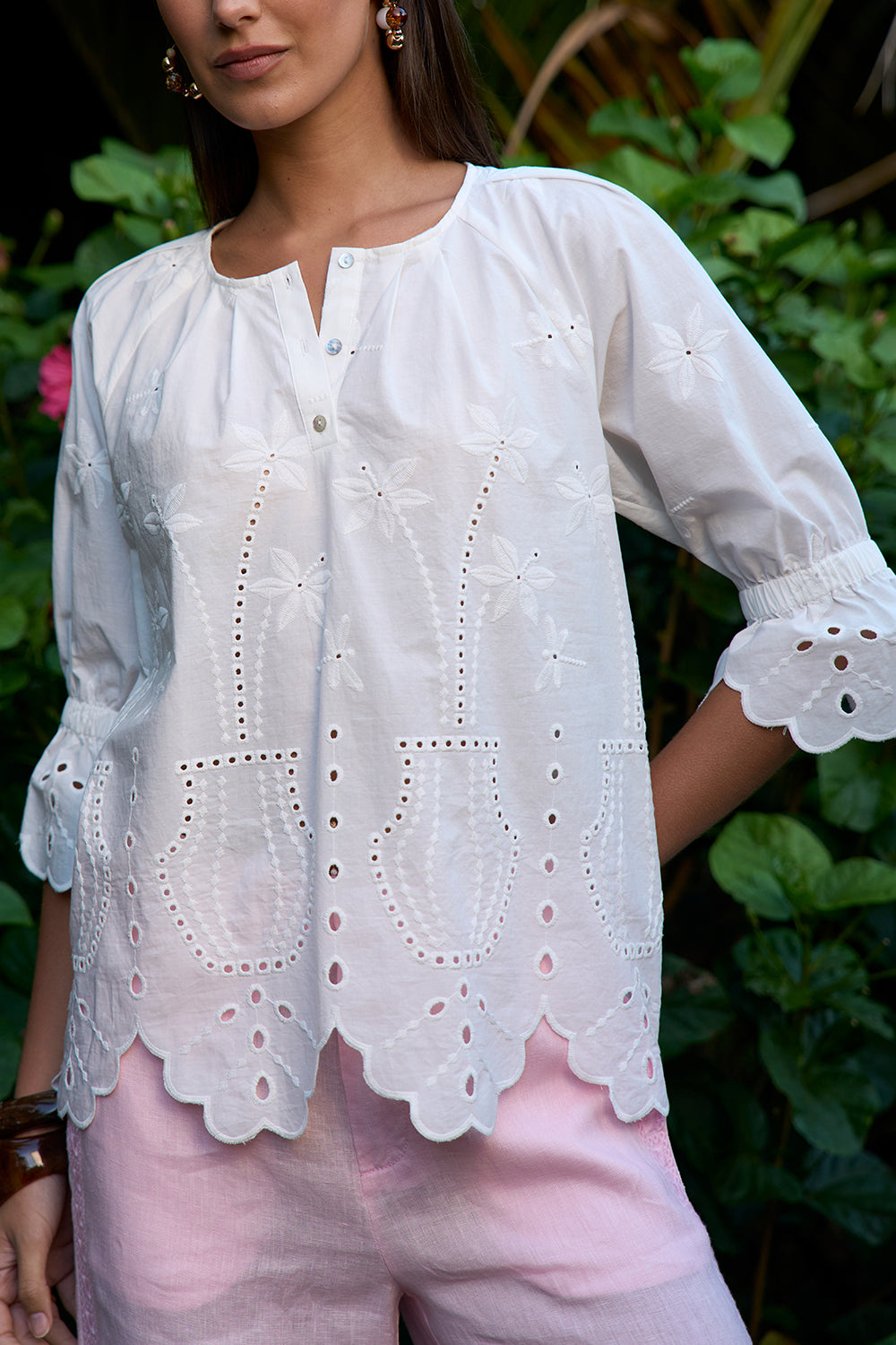 Loobie's Story Dragonfly Top - White