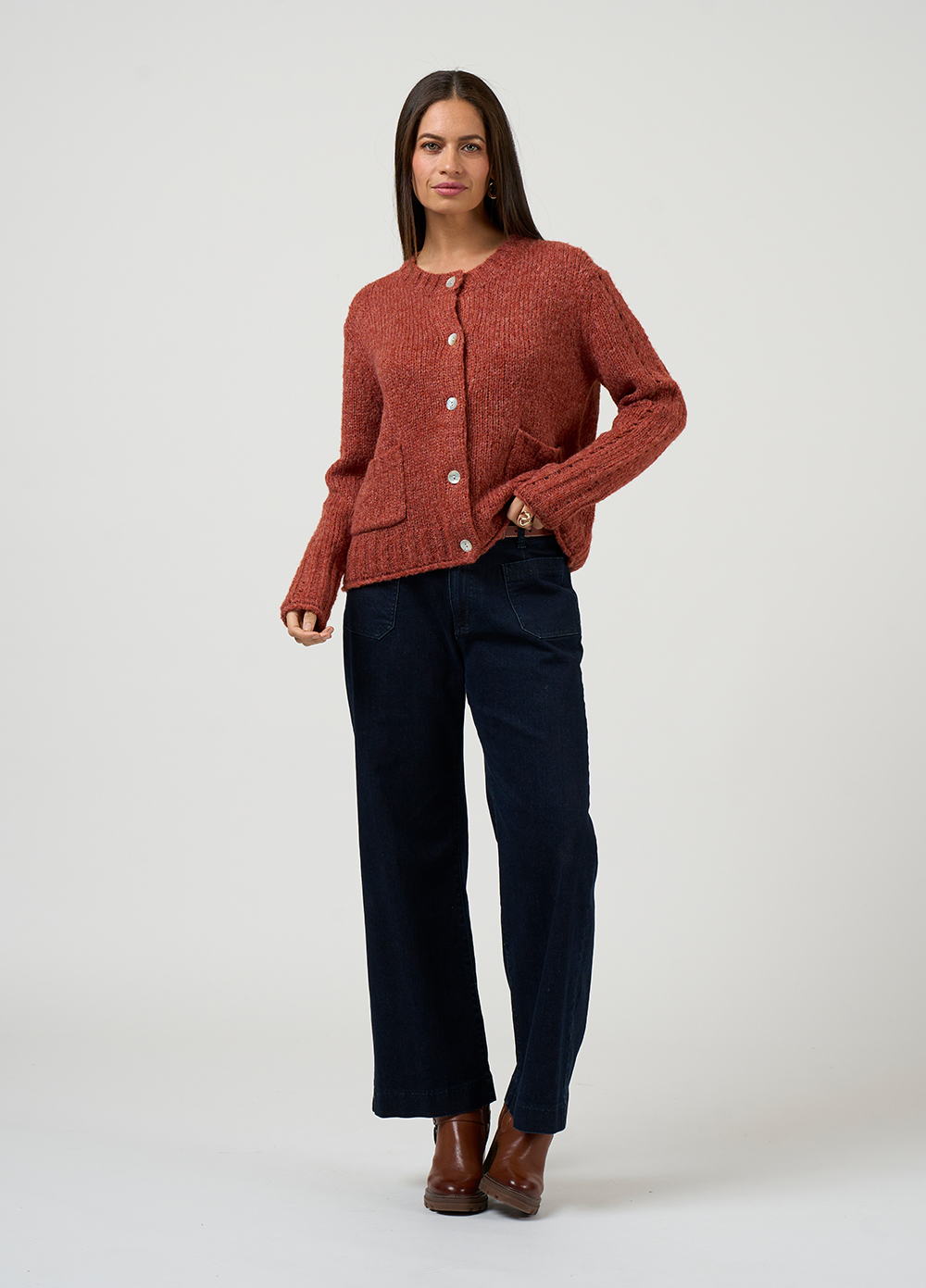 Loobie's Story Tilly Cardi - Redwood