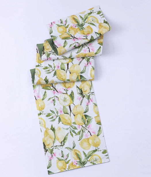 MM Linen Table Runner 40x200cm - Limone