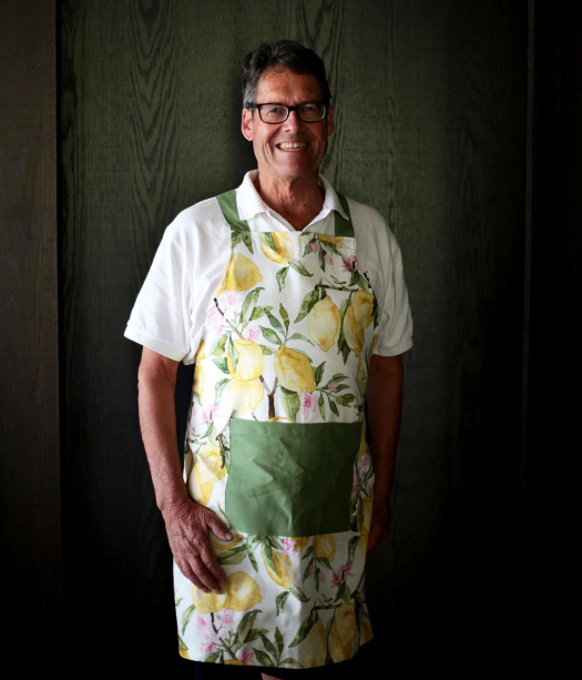 MM Linen Apron - Limone