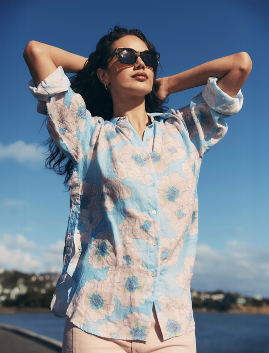 Madly Sweetly Poetic Shirt - Eggshell Multi