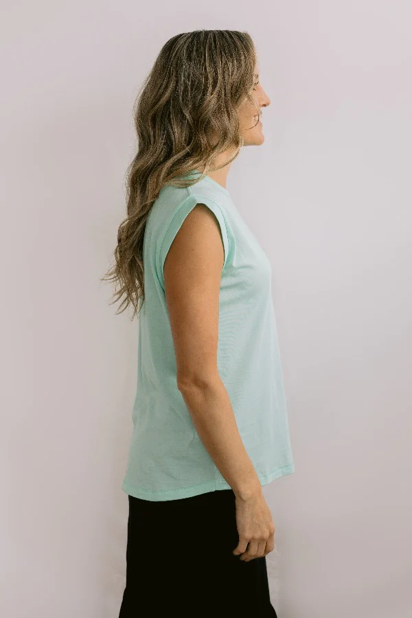 Mazu Sorry For Now Tank - Beach Glass