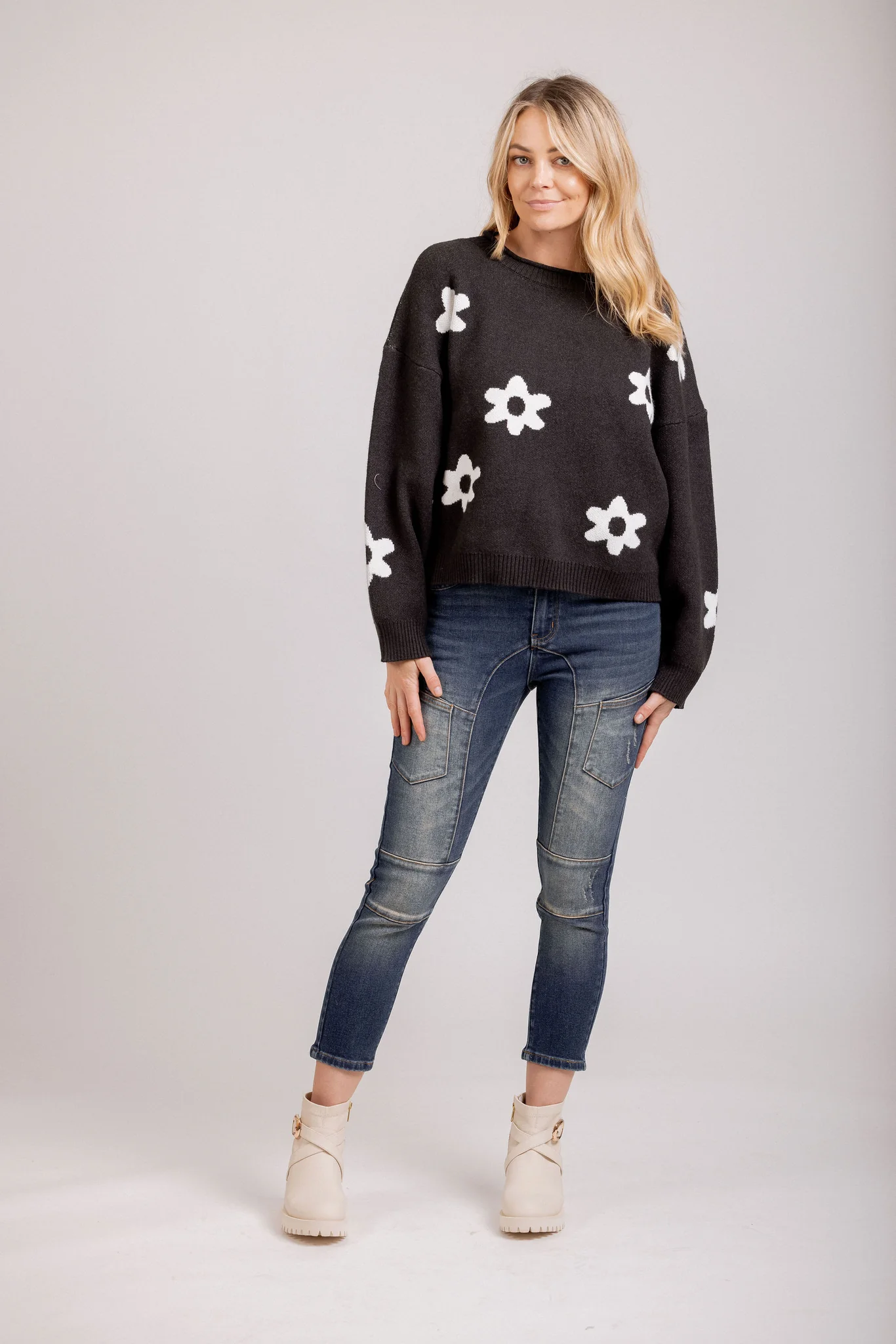 Mi Moso Zoe Knit - Charcoal