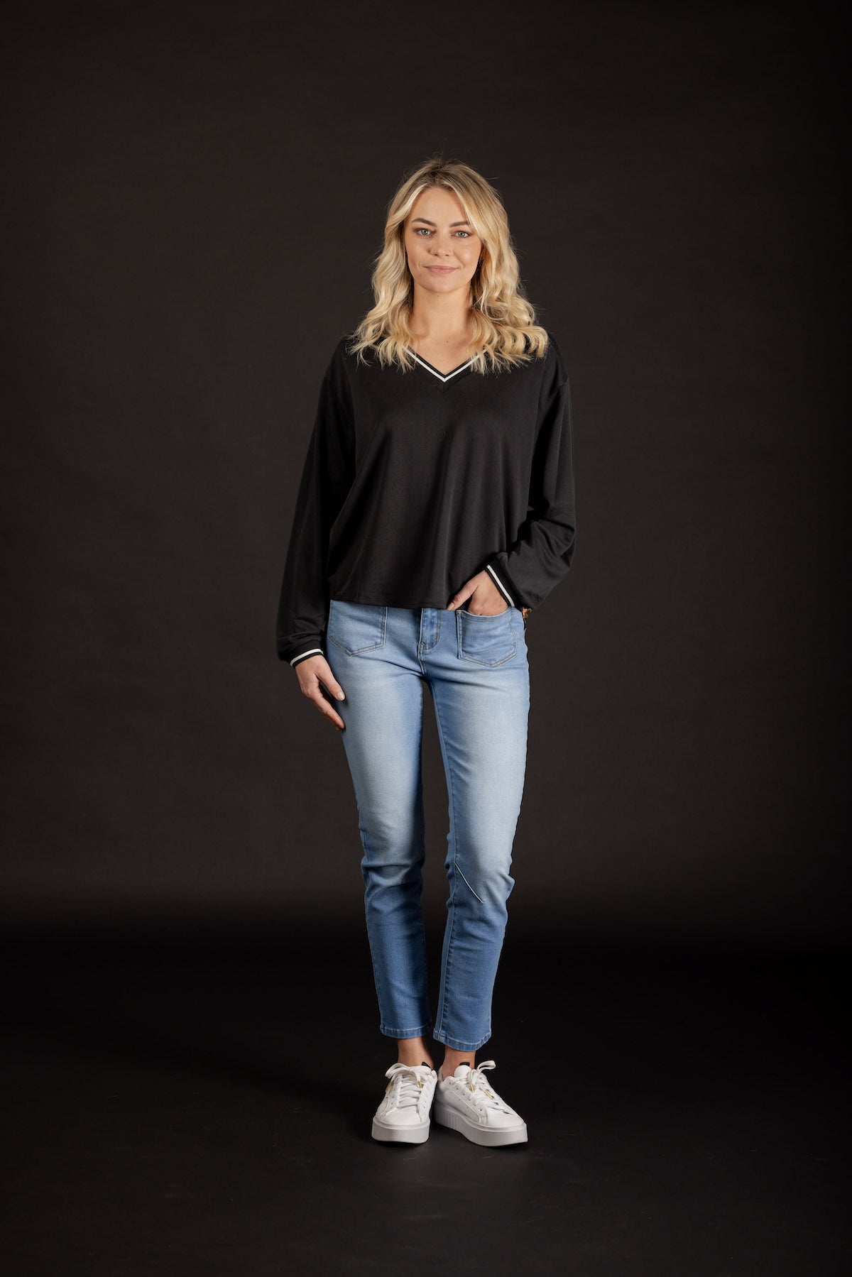 Mi Moso Iris Jean - Blue