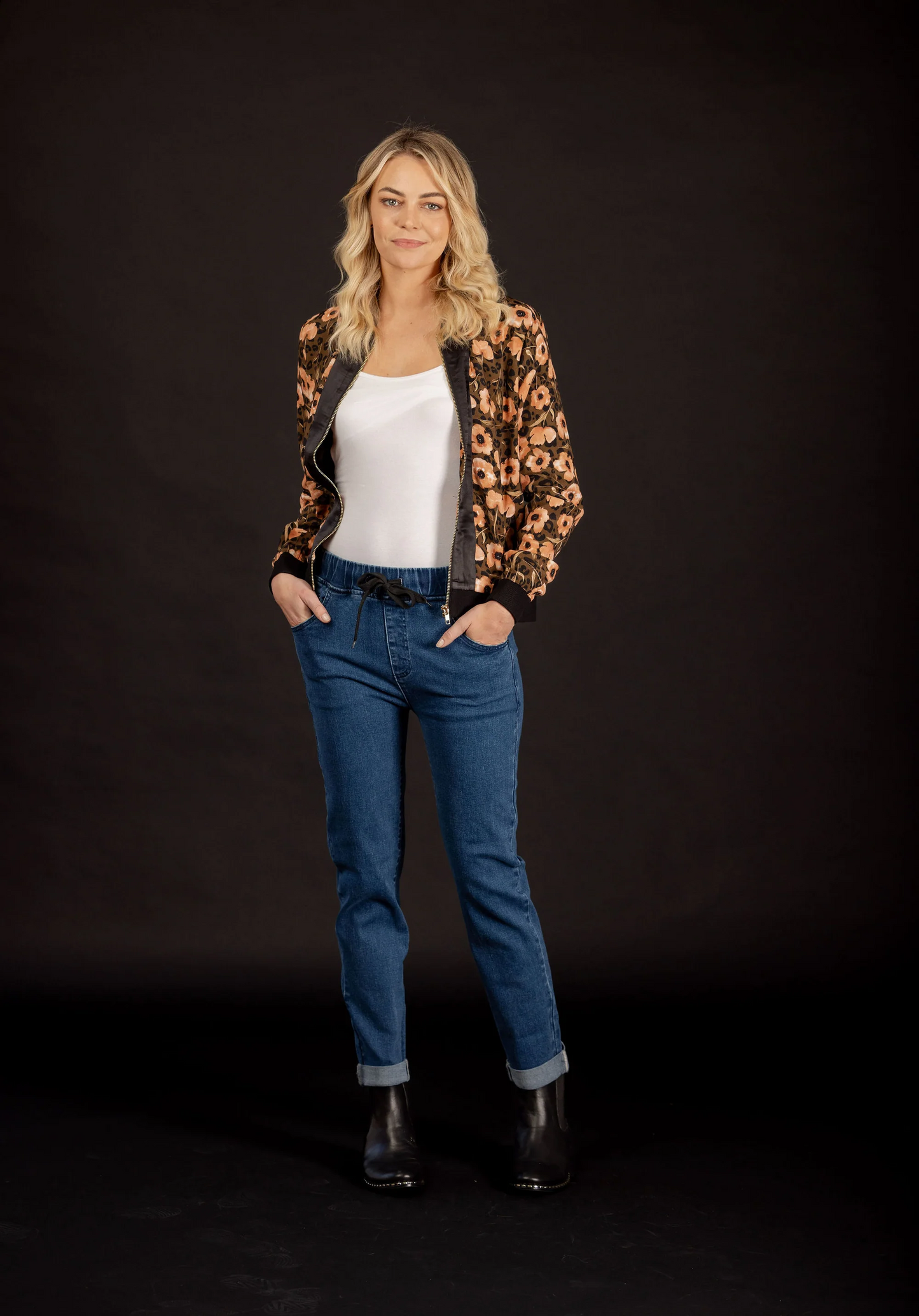 Mi Moso Billy Bomber - Autumn Floral