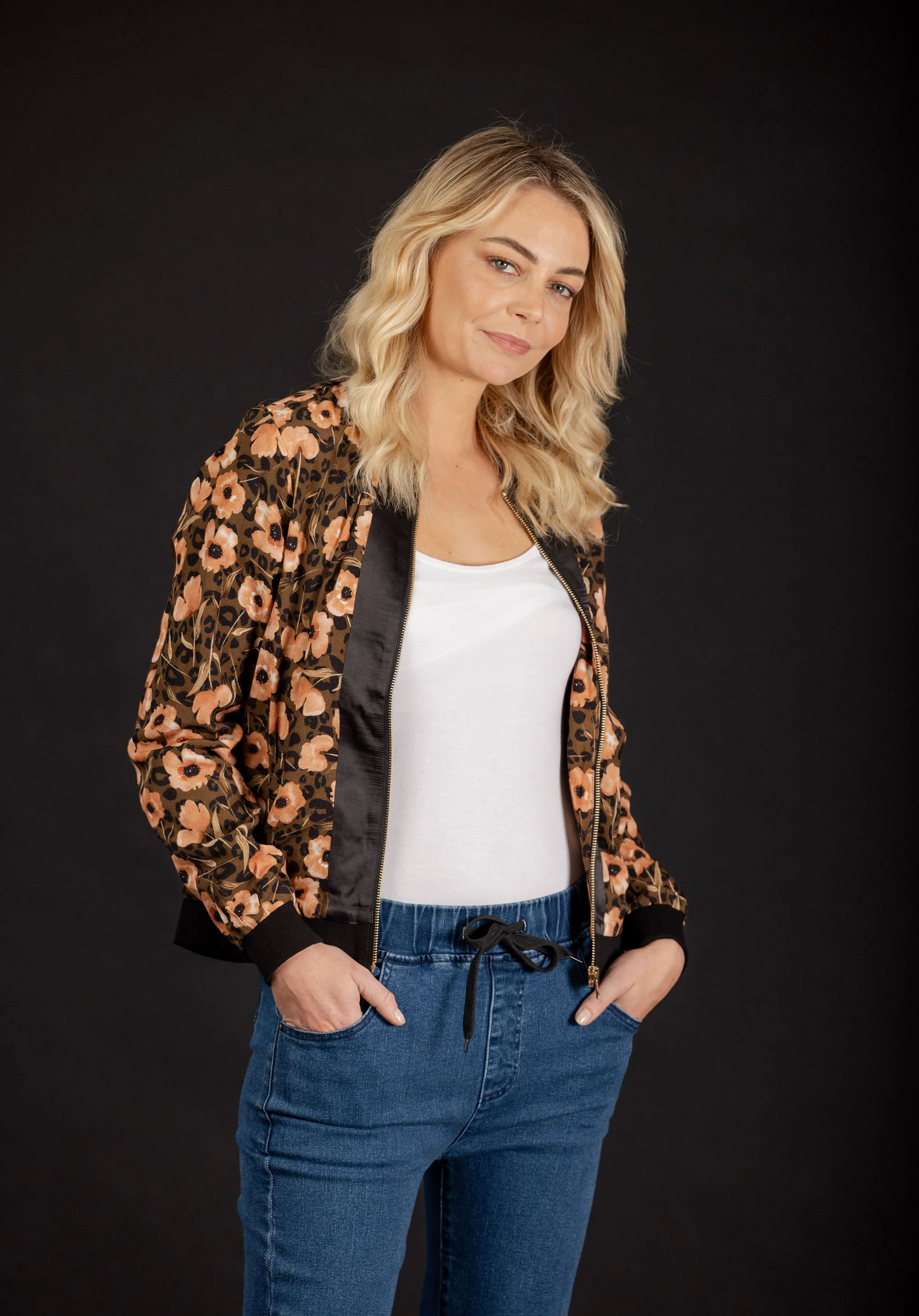 Mi Moso Billy Bomber - Autumn Floral