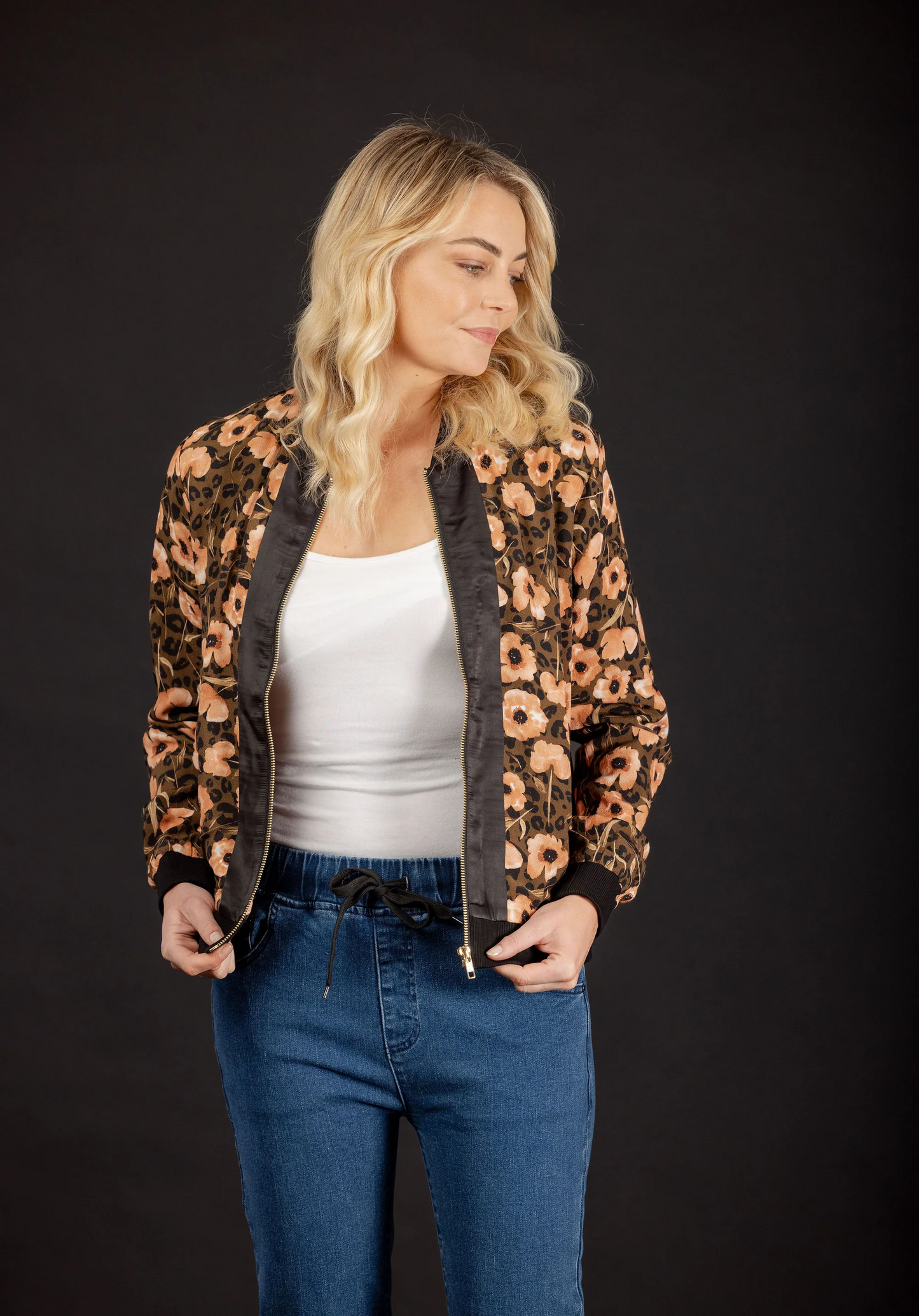 Mi Moso Billy Bomber - Autumn Floral