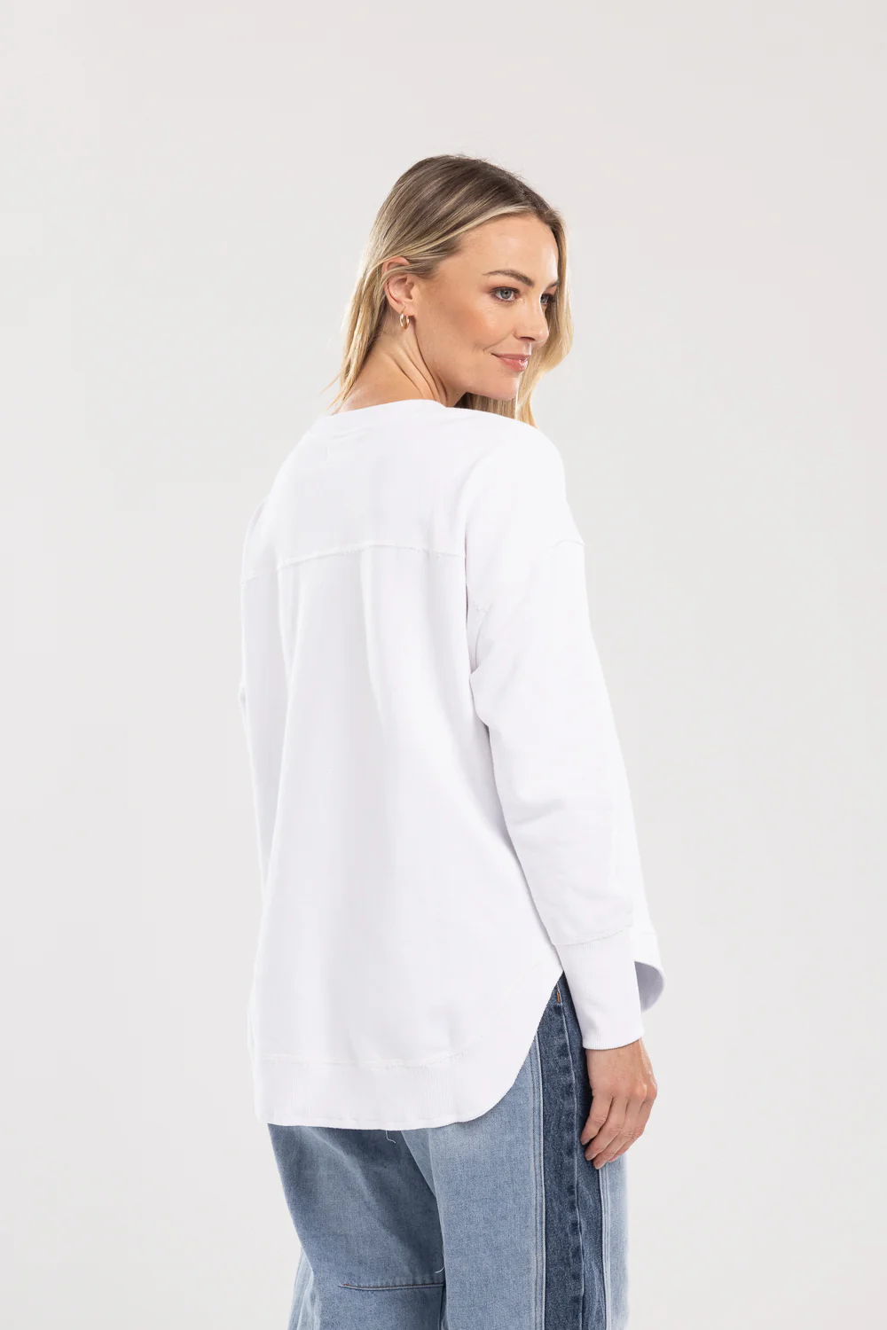 Mi Moso Ena Sweat - White