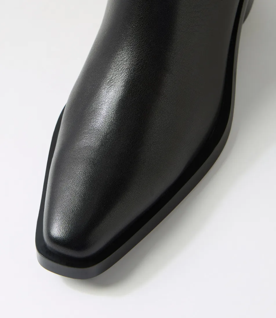 Mollini Feidel Knee High Boot - Black Leather