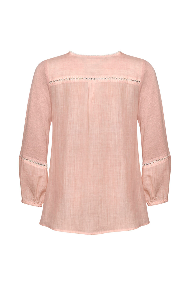 Madly Sweetly Mixed Media Top - Mulberry