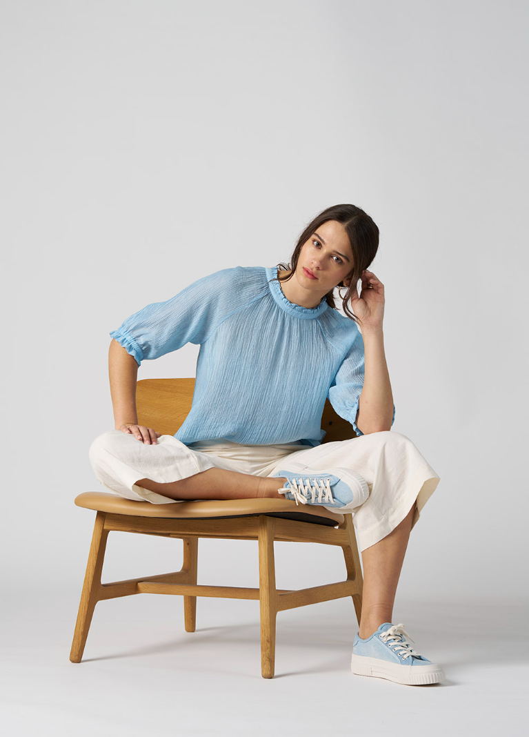 Madly Sweetly Chroma Tee - Sky Blue