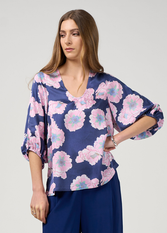 Madly Sweetly Poetic Top - Ink Multi