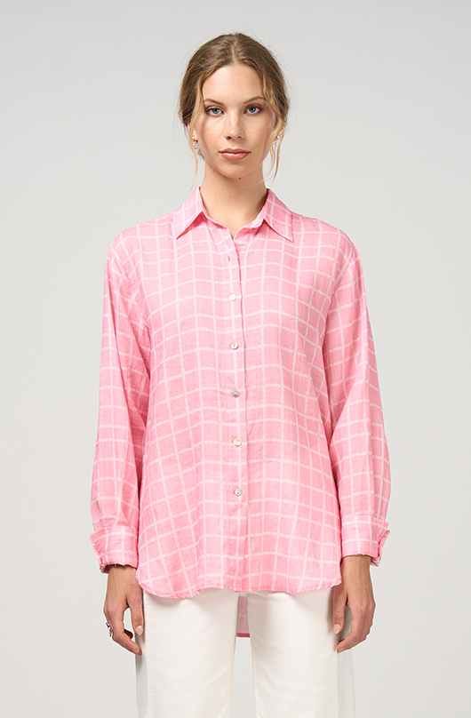 Madly Sweetly Wavelength Shirt - Candy White