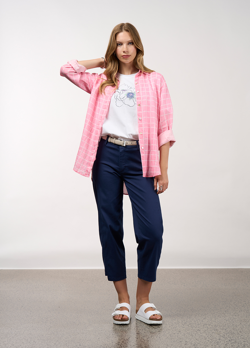 Madly Sweetly Wavelength Shirt - Candy White