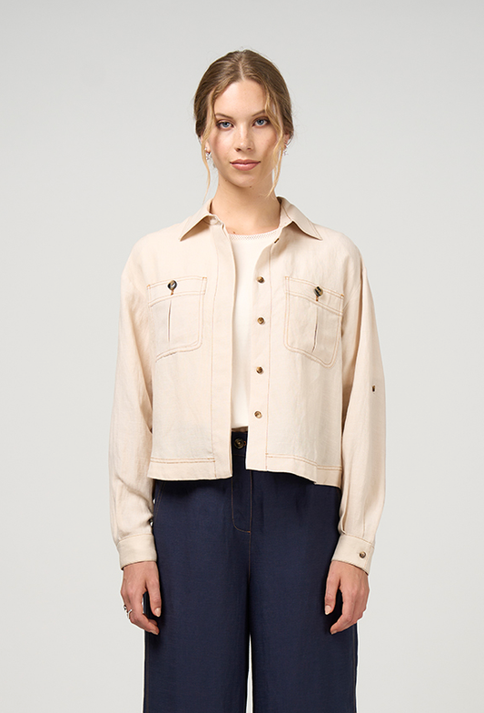 Madly Sweetly Aspect Jacket - Bone