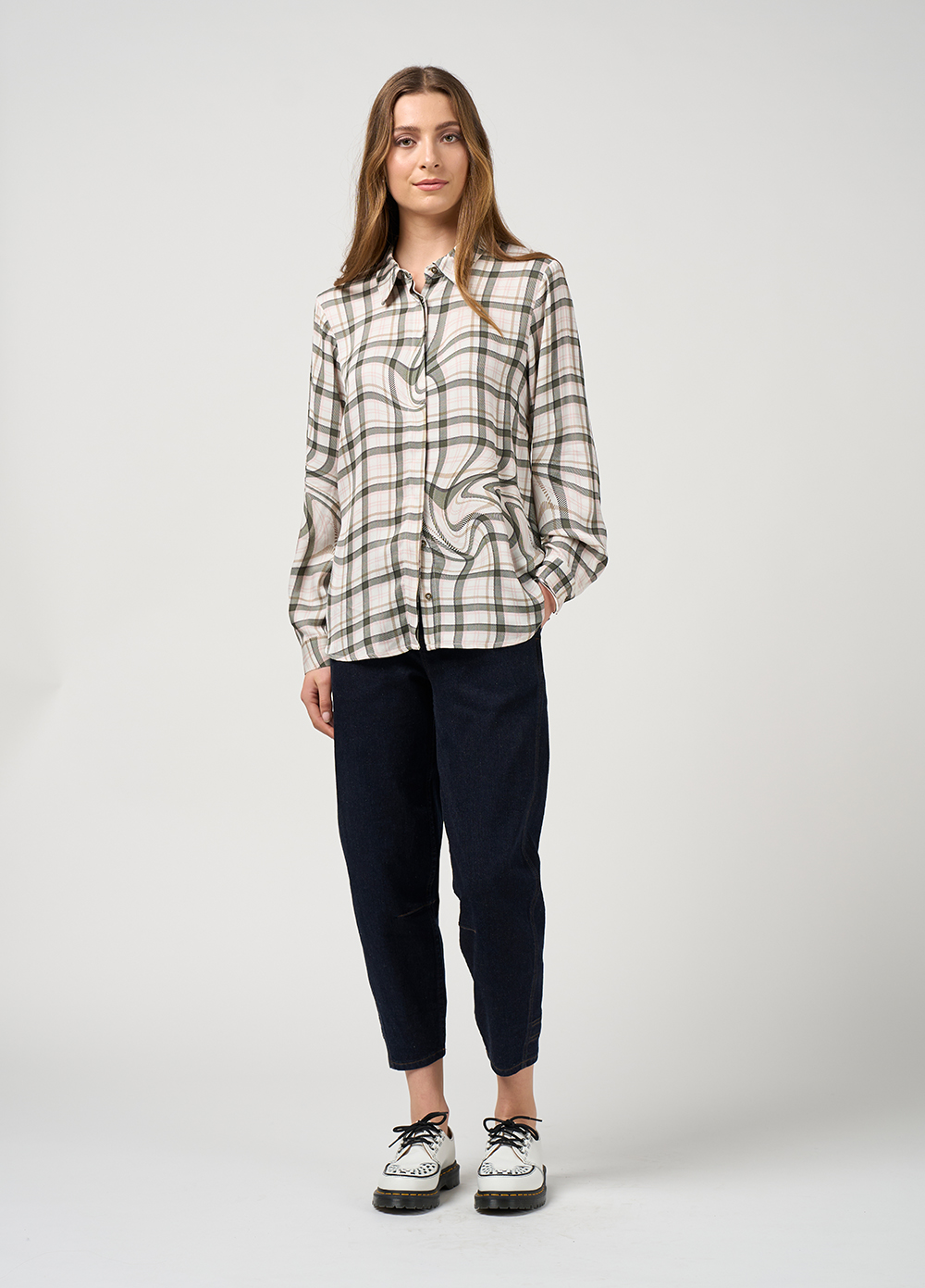 Madly Sweetly Illusion Shirt - Pumice Multi