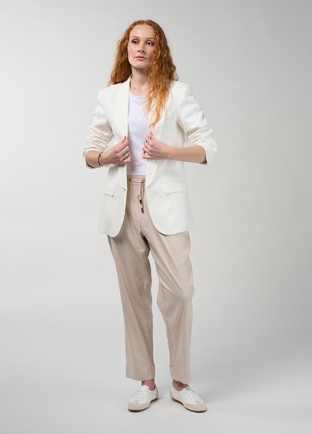 Madly Sweetly Trailblazer Jacket - Silk White