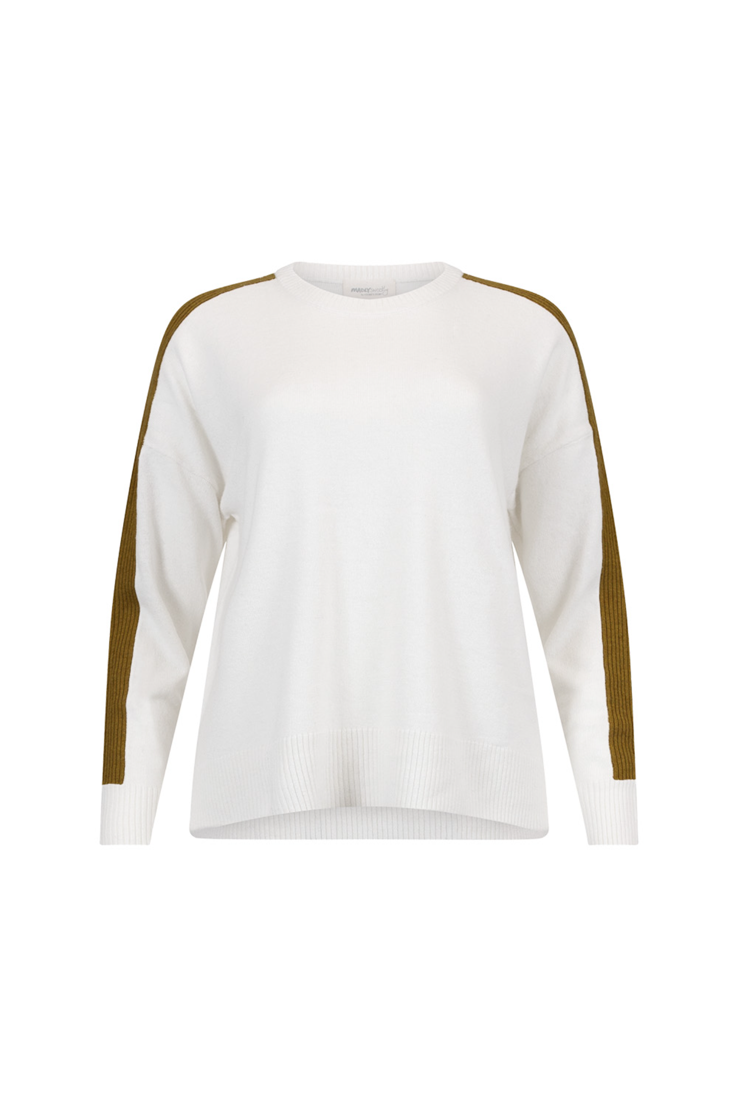 Madly Sweetly Getaway Crew Sweater - Buttercream