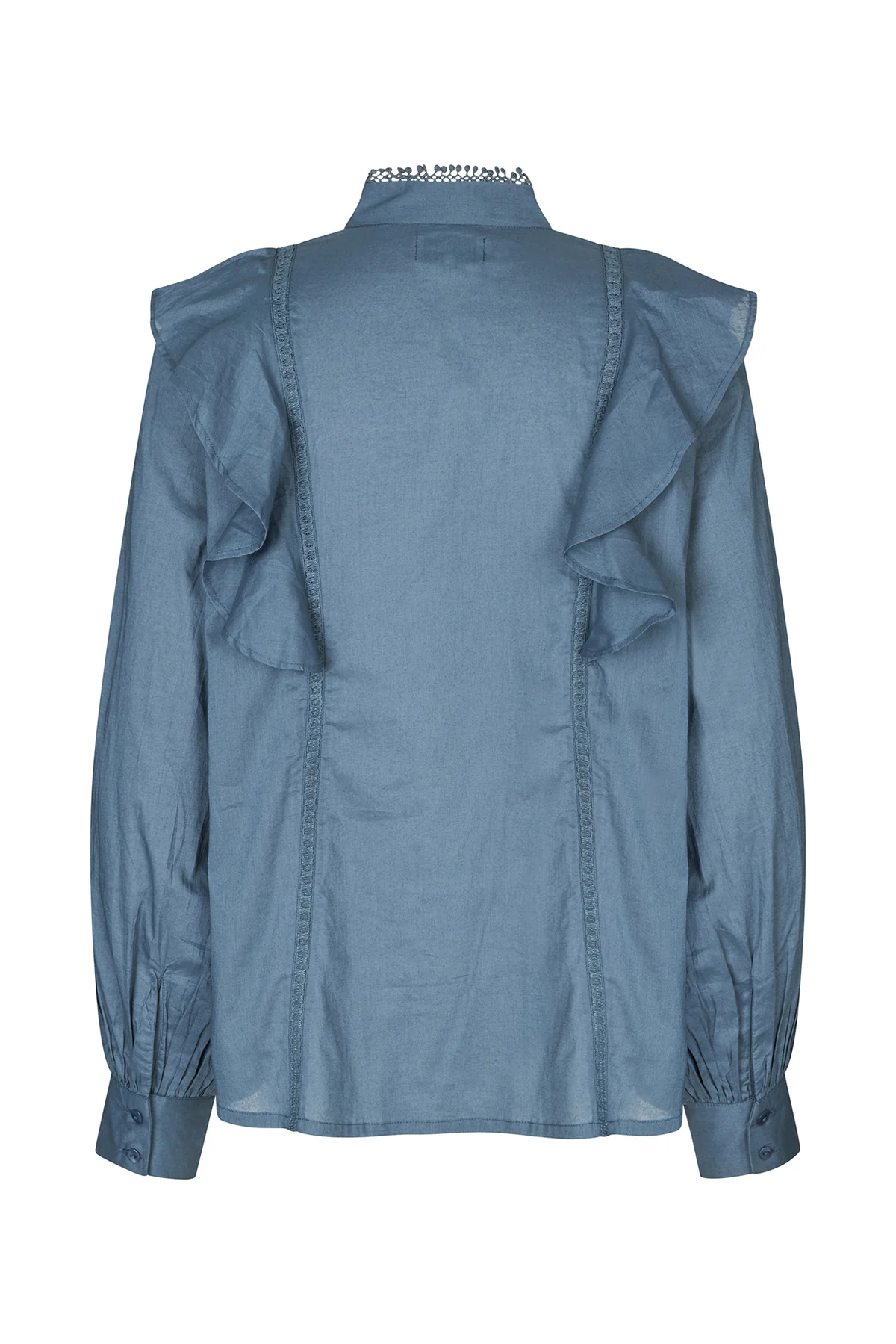 Lollys Laundry Maja Shirt LS - Dusty Blue