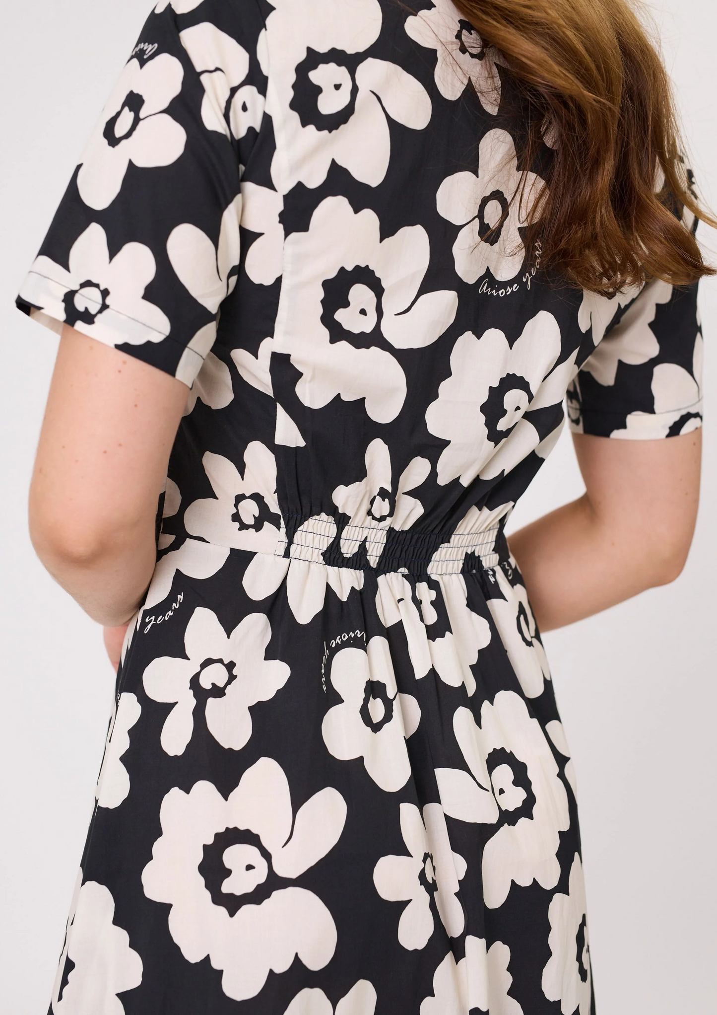 Lemon Tree Marta Dress - Black/White Floral