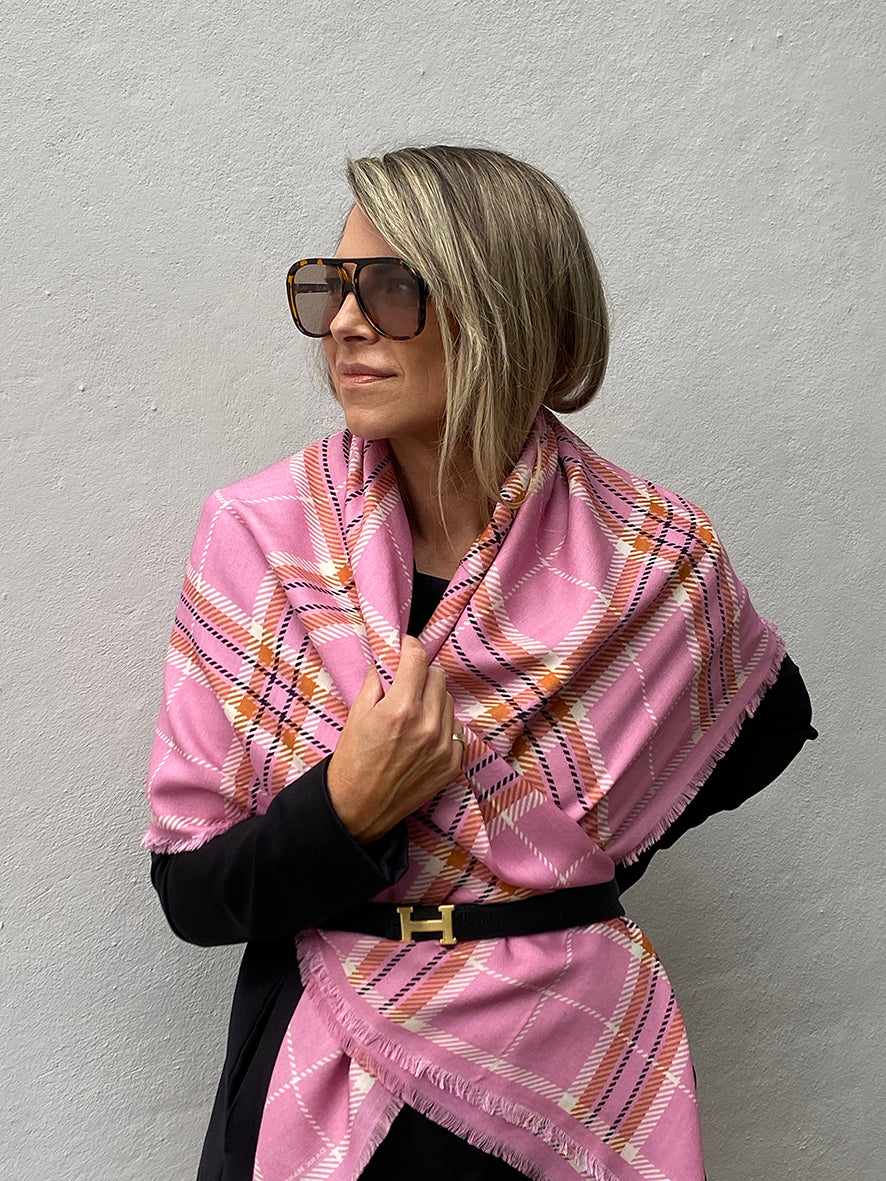Dark Hampton The McRae Wool Silk Scarf