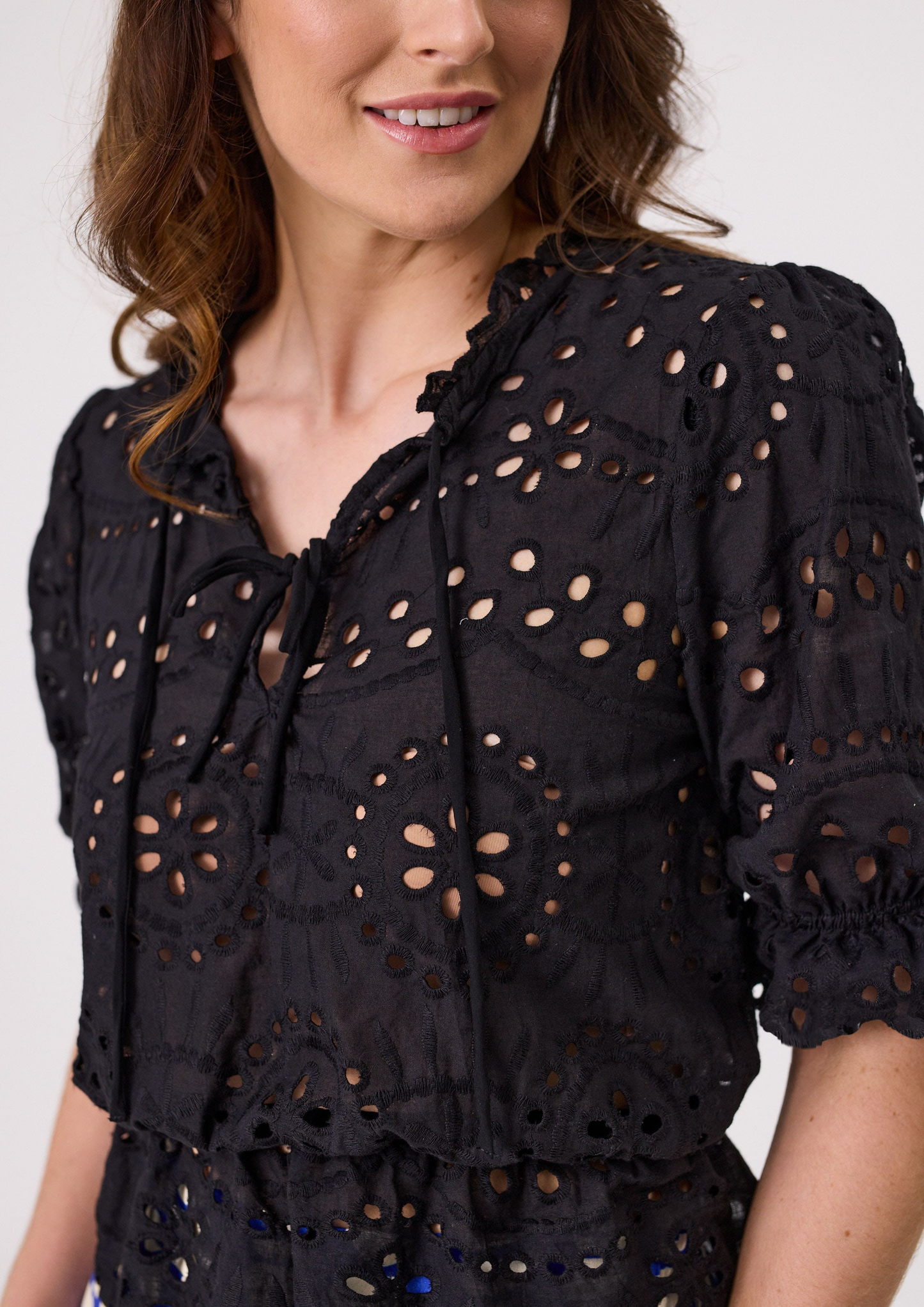 Lemon Tree Milana Lace Top - Black