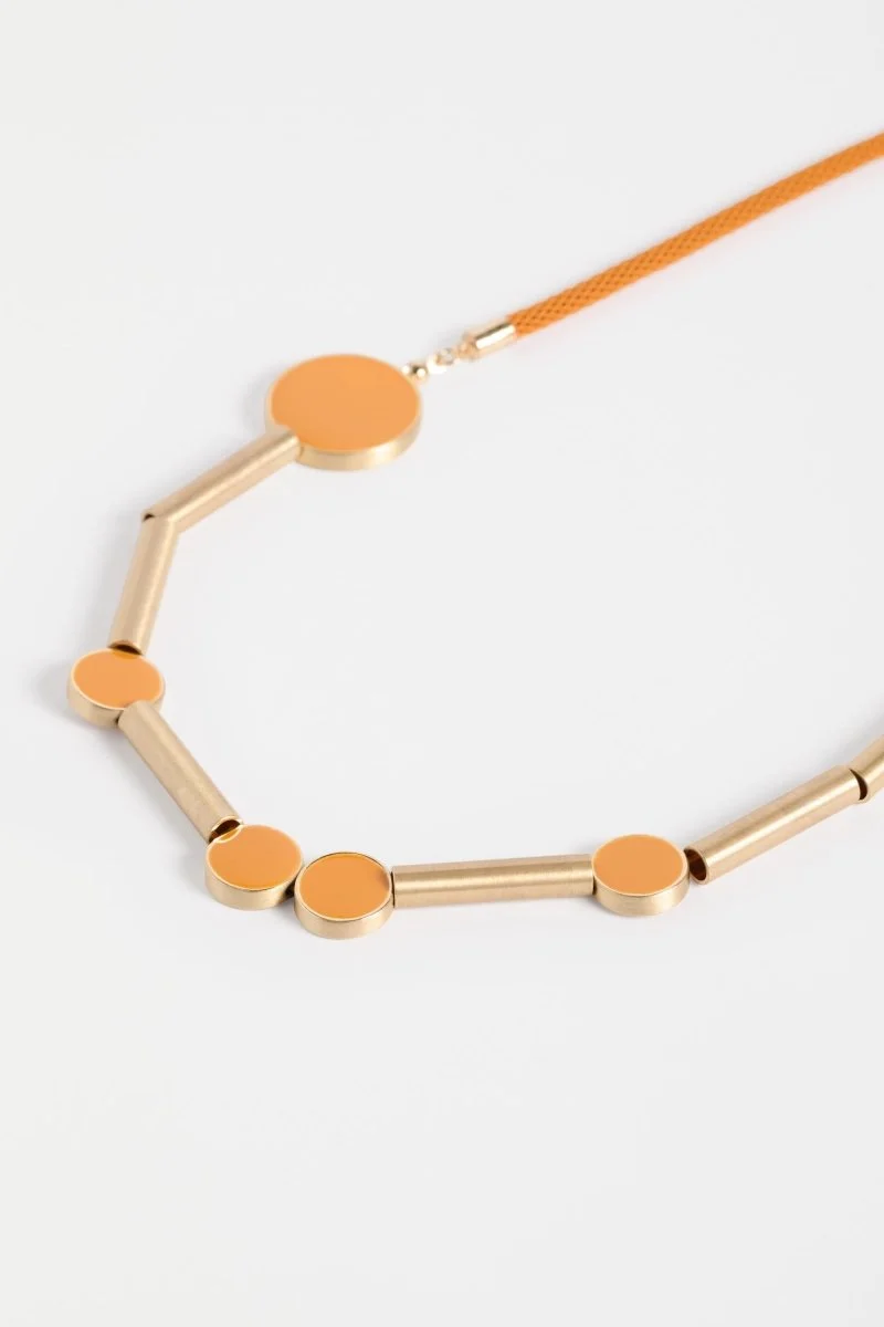 Elk Malj Necklace - Orange