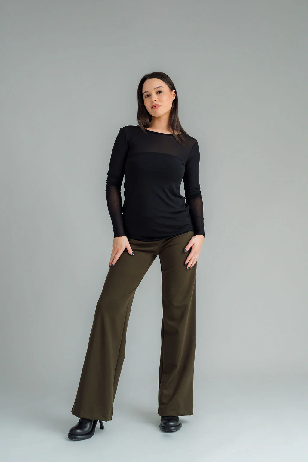 NES Dolly B Knit Pant - Artillery